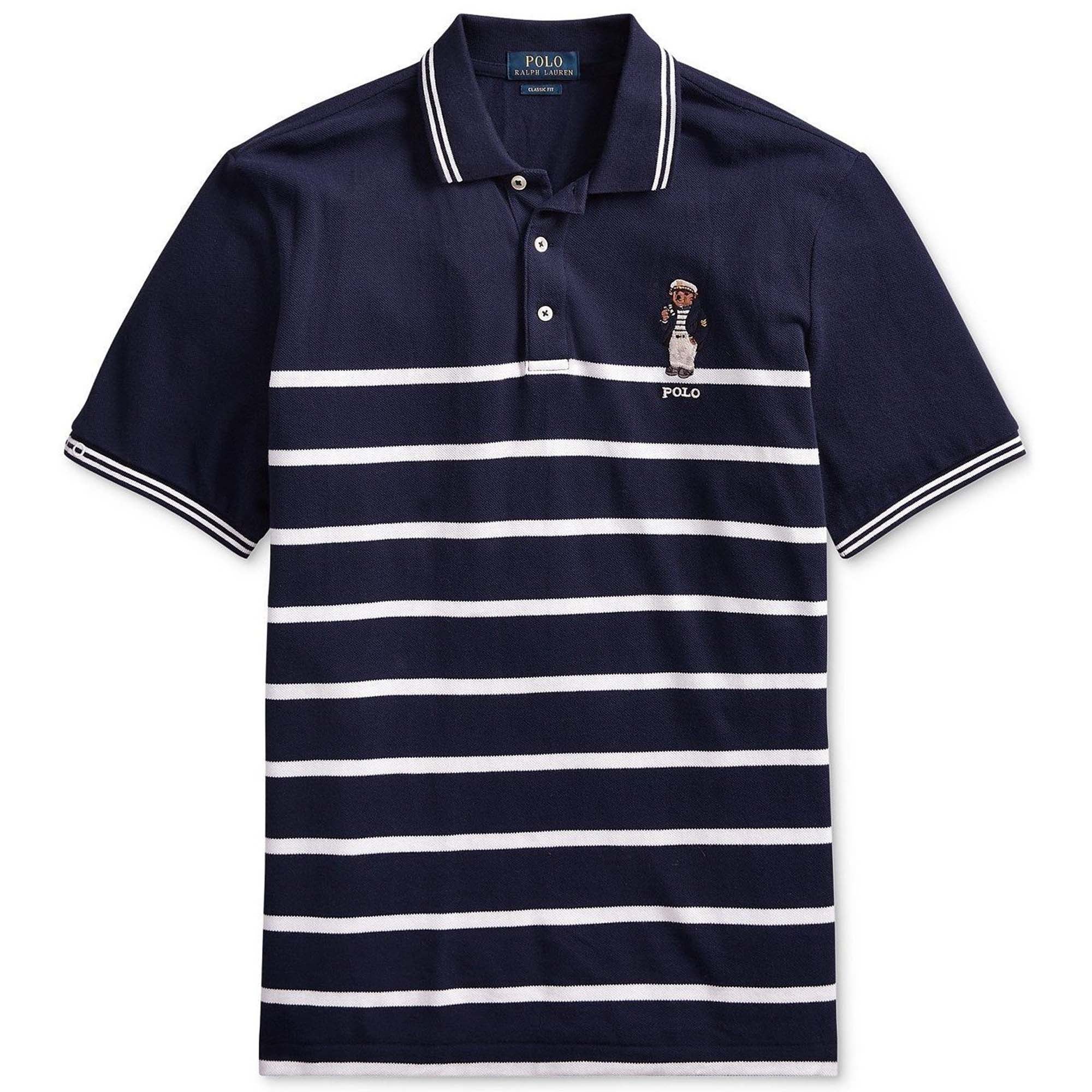 [710741110001] Polo Ralph Lauren Mens Classic Classic Fit Polo - Sailor Bear
