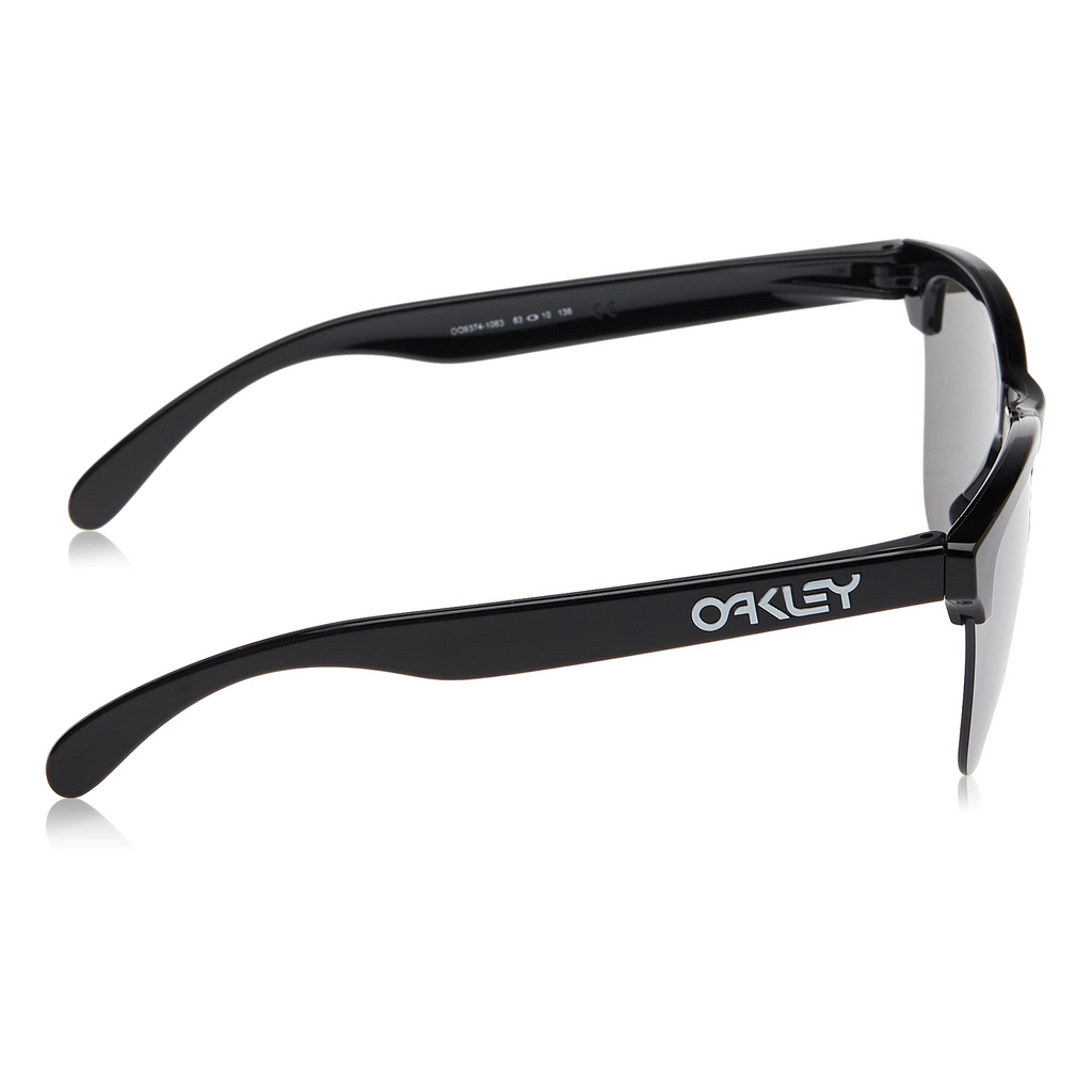 [OO9374-10] Mens Oakley Frogskins Lite Sunglasses - Black/Prizm Black Iridium