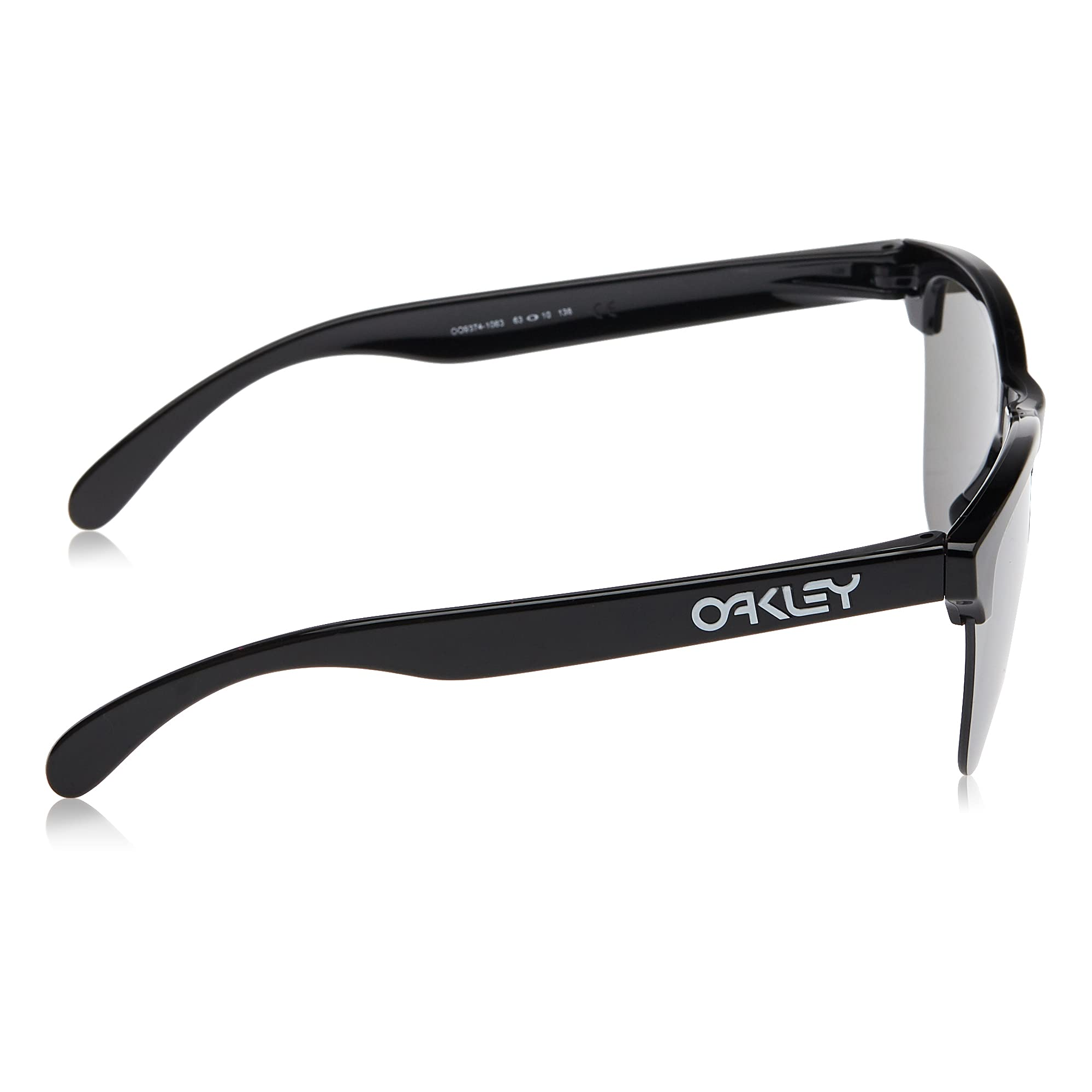 [OO9374-10] Mens Oakley Frogskins Lite Sunglasses - Black/Prizm Black Iridium