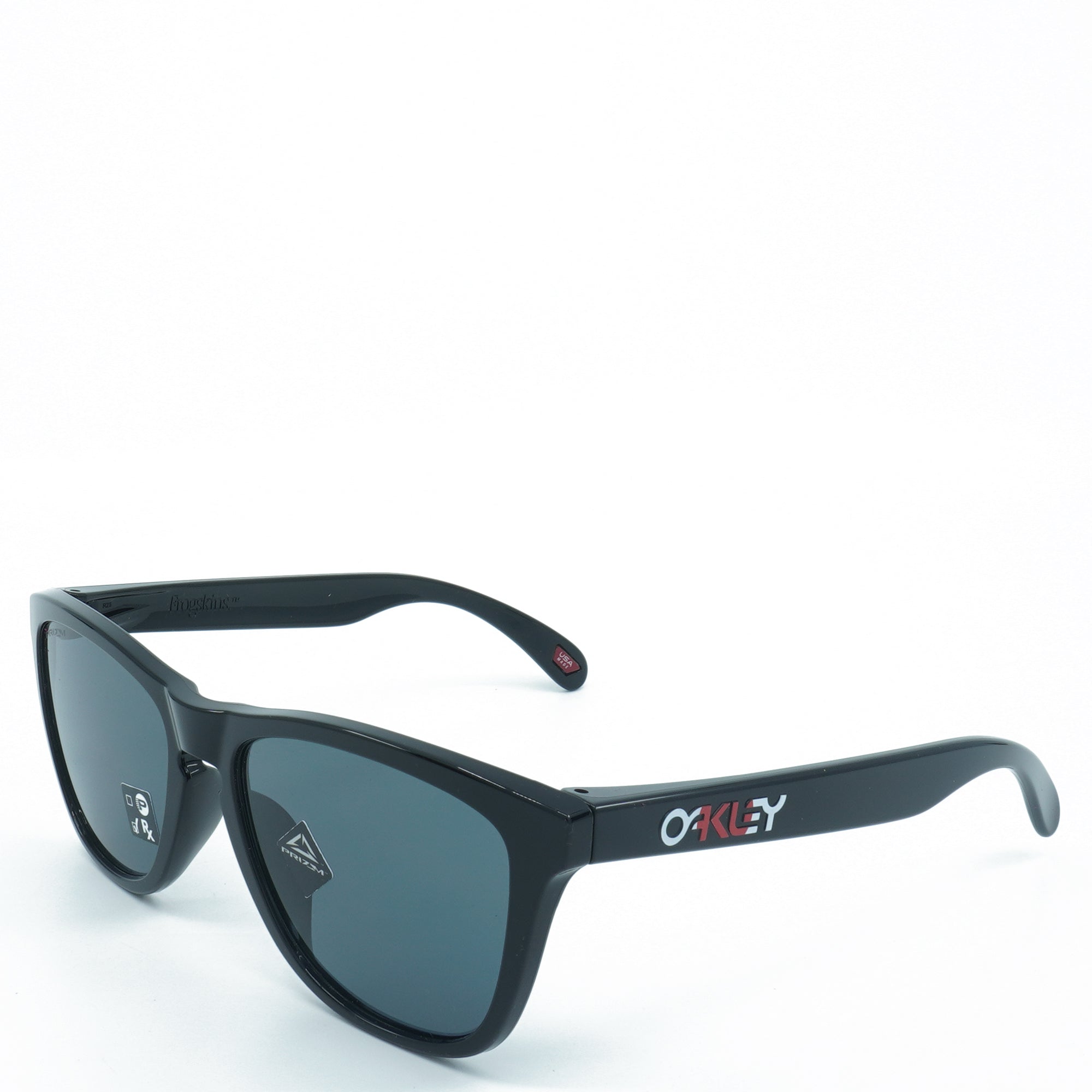 [OO9245-B6] Mens Oakley Frogskins (A) Sunglasses - Polished Black/Prizm Grey