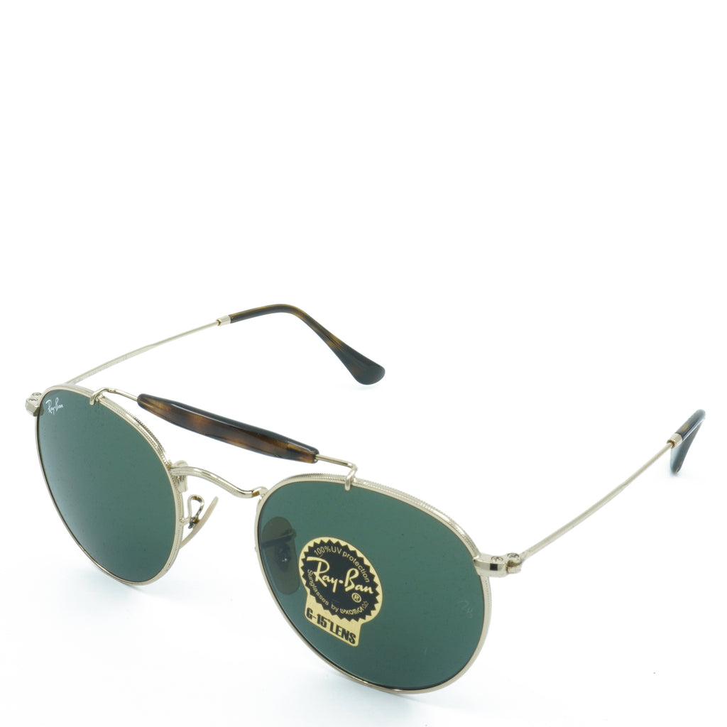 [RB3747-001_50] Mens Ray-Ban G-15 Round Sunglasses