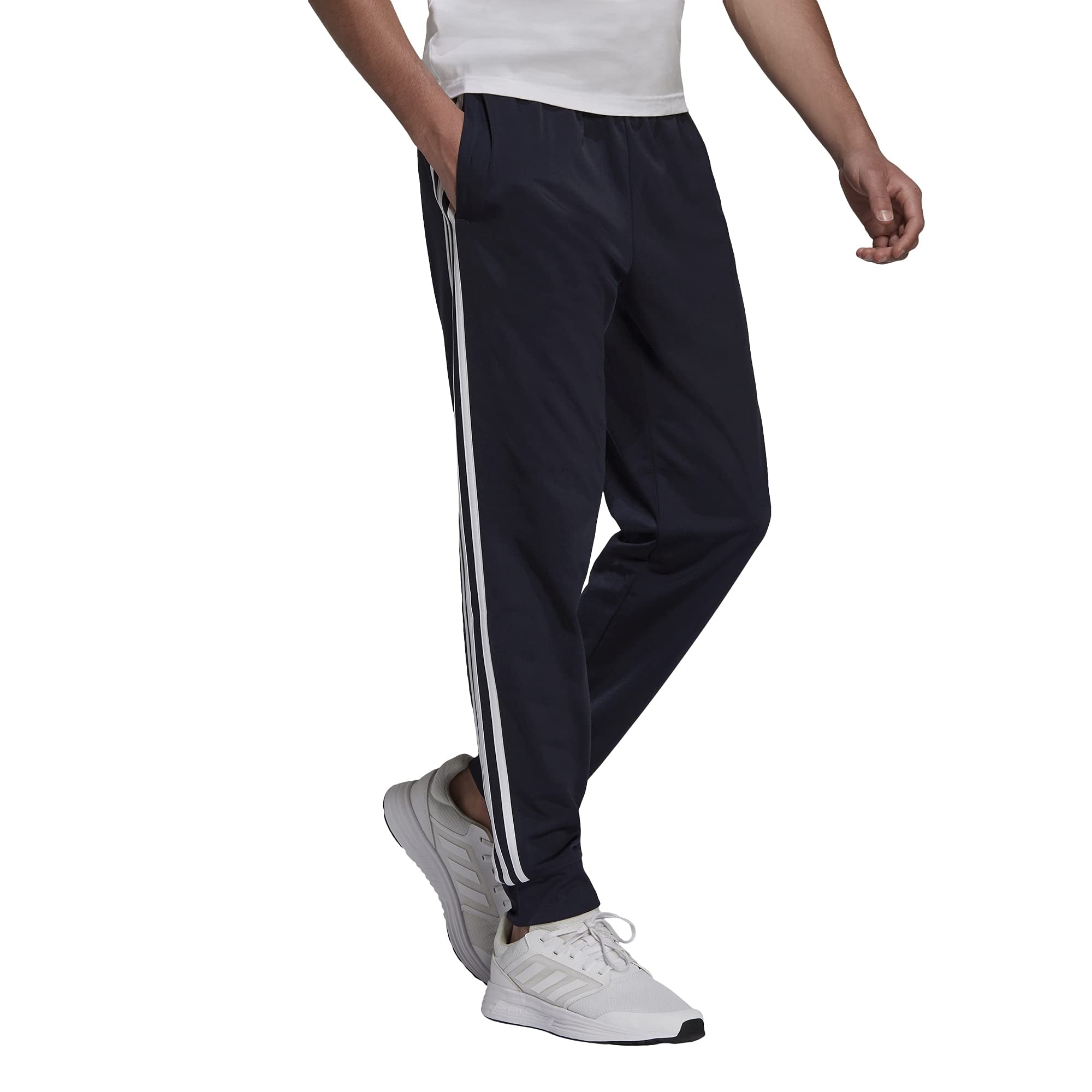 [H46106] Mens Adidas 3 Stripe Tricot Jogger
