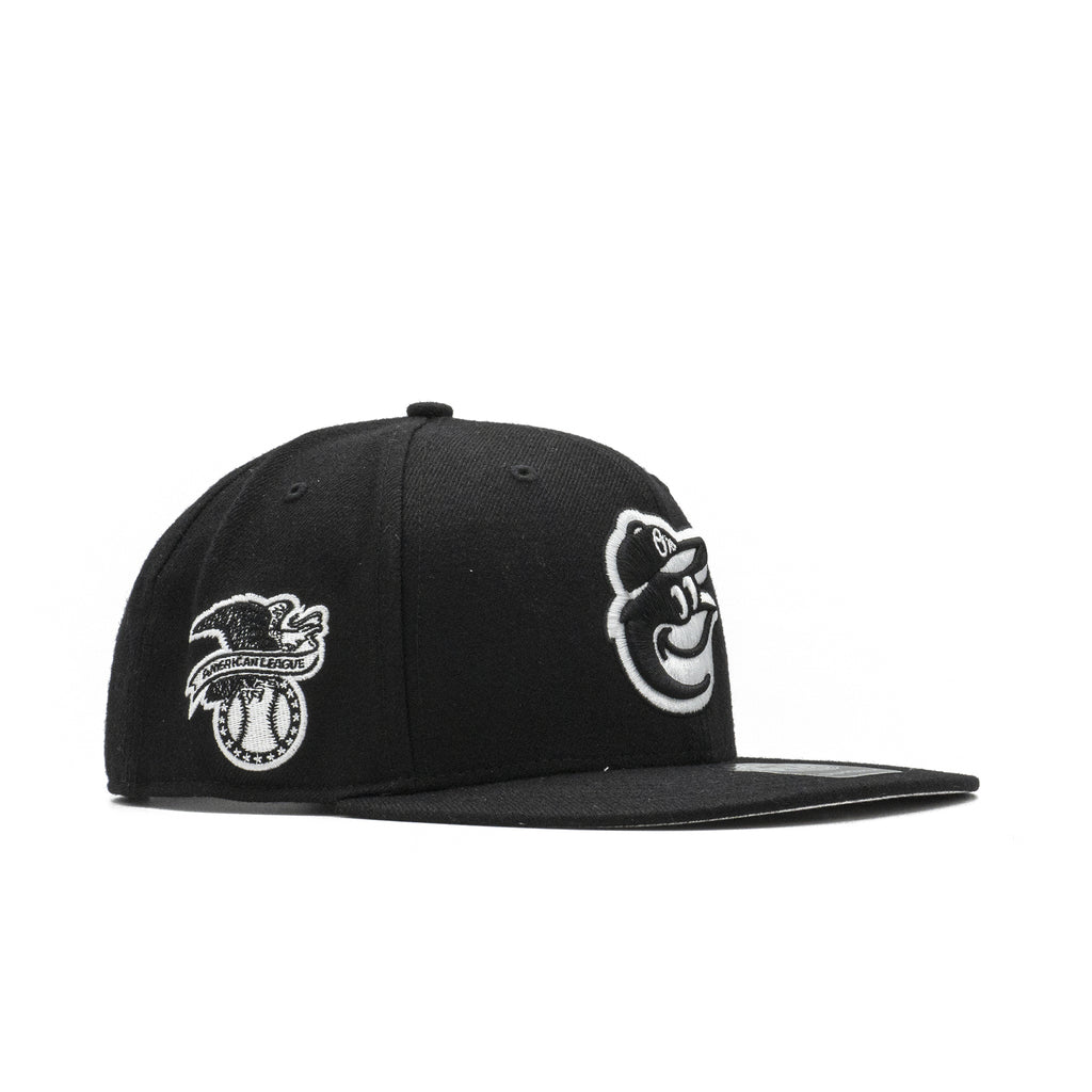 Mens 47 Brand Baltimore Orioles Sure Shot Snapback - Black/White