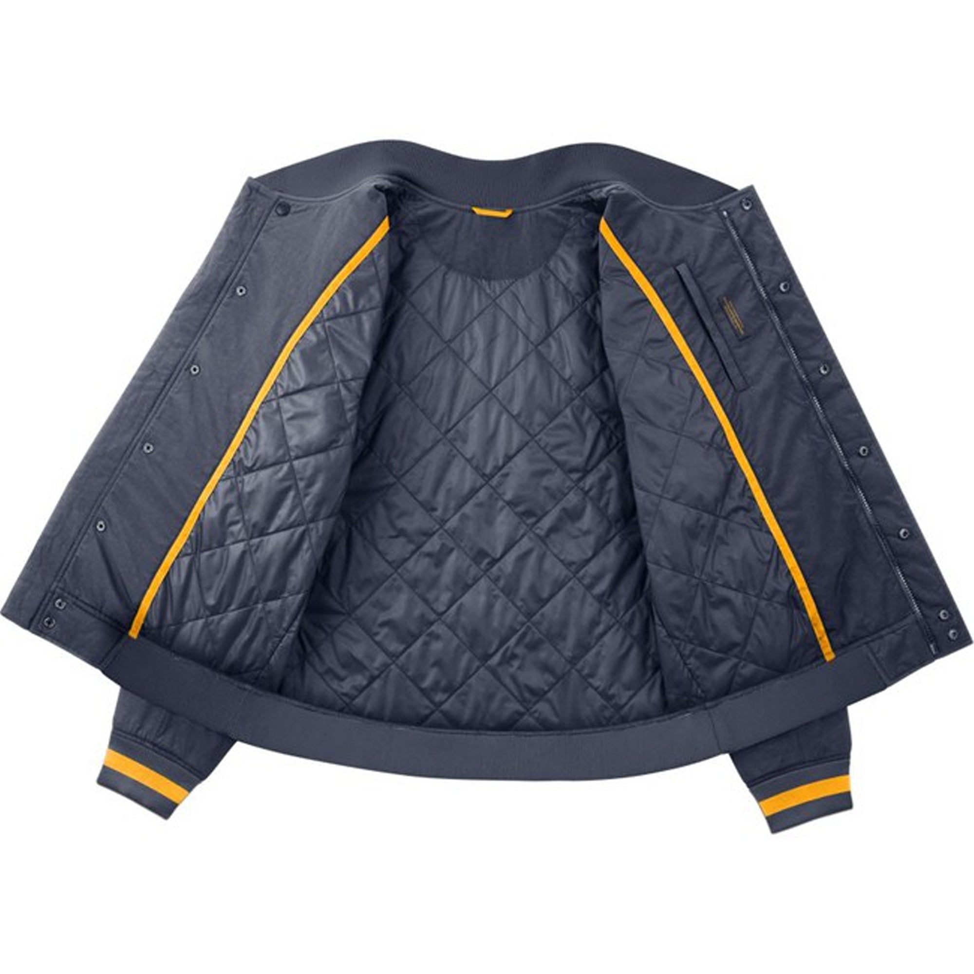 [AH5276-471] Mens Nike NBA Golden State Warriors City Edition Courtside Full-Zip Bomber Jacket