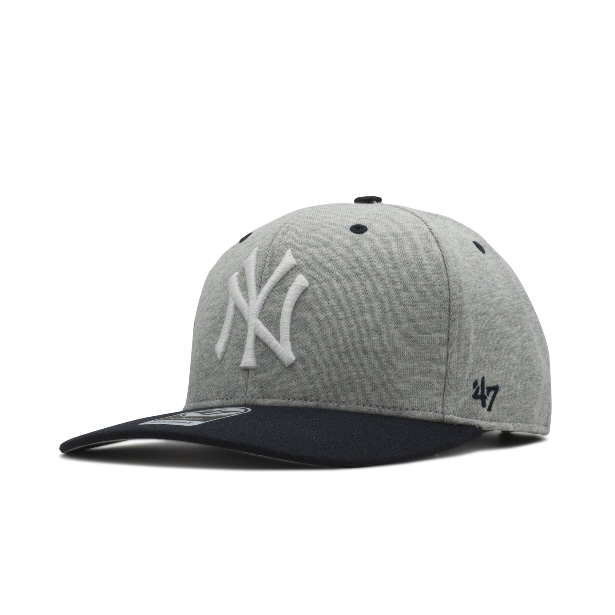 Mens 47 Brand NY Yankees MVP Strapback - Grey/Navy Blue