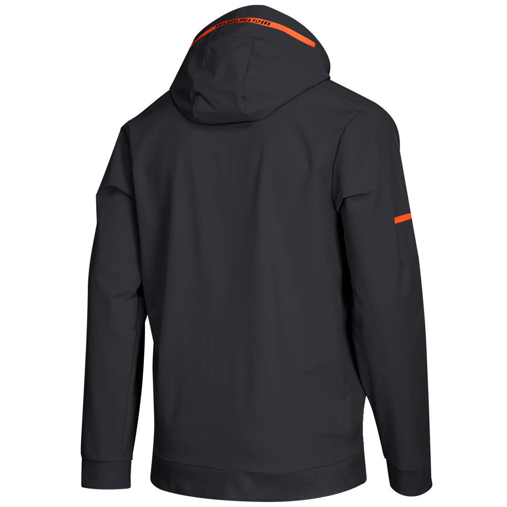 [D78570] Mens Adidas NHL Philadelphia Flyers Woven Full Zip Hoodie