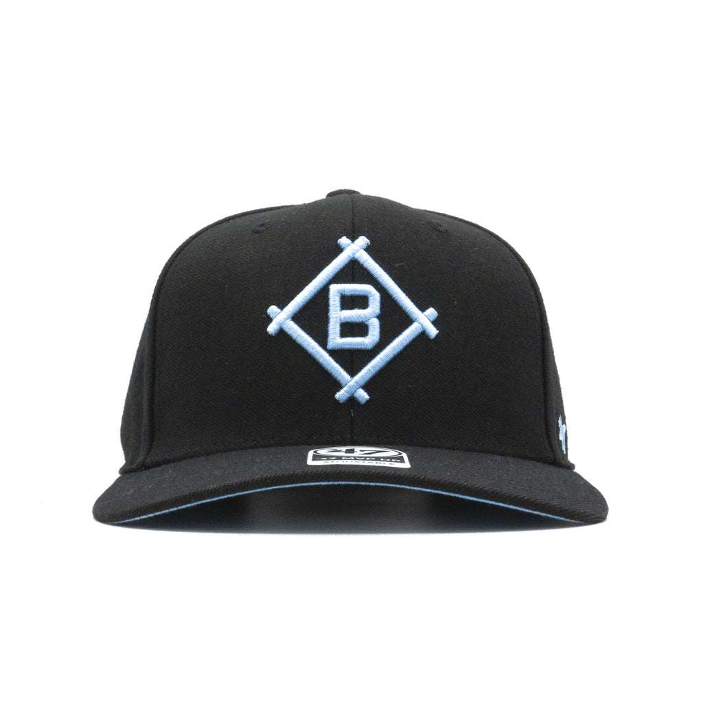 Mens 47 Brand Brooklyn Dodgers MVP DP Snapback - Black