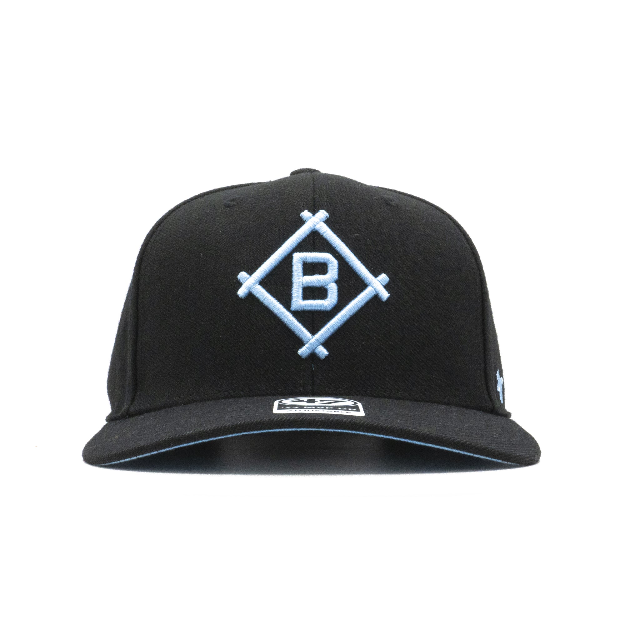Mens 47 Brand Brooklyn Dodgers MVP DP Snapback - Black