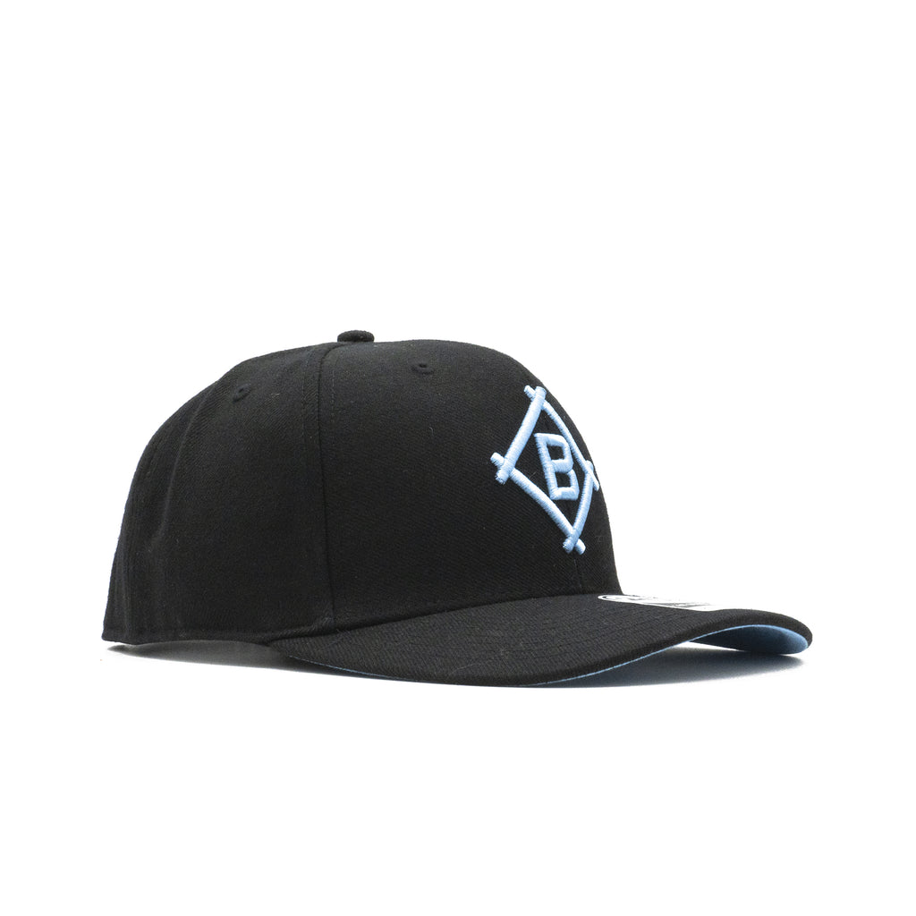 Mens 47 Brand Brooklyn Dodgers MVP DP Snapback - Black
