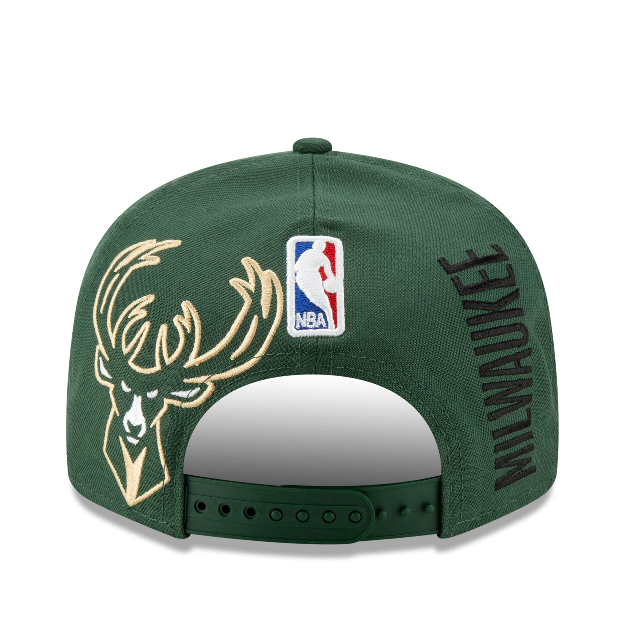 [12041103] Mens New Era Milwaukee Bucks - Green Tipoff Series 950 Snapback