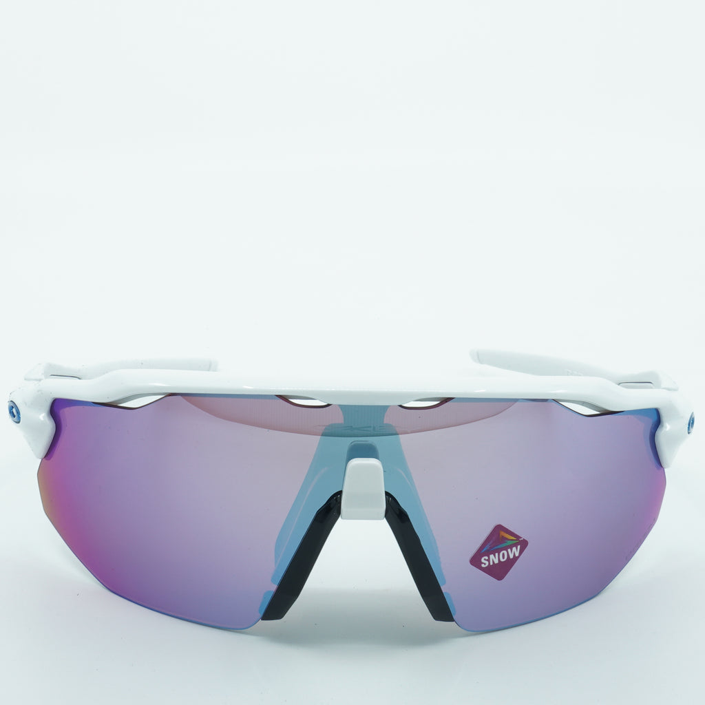 [OO9442-10] Mens Oakley Radar EV Advancer Sunglasses - White/Prizm Snow Sapphire