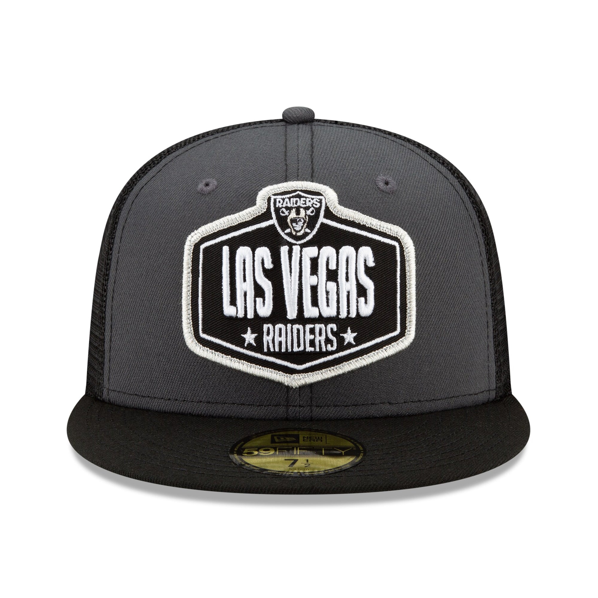 [60139124] Mens New Era NFL 2021 Draft 59Fifty Fitted - Las Vegas Raiders