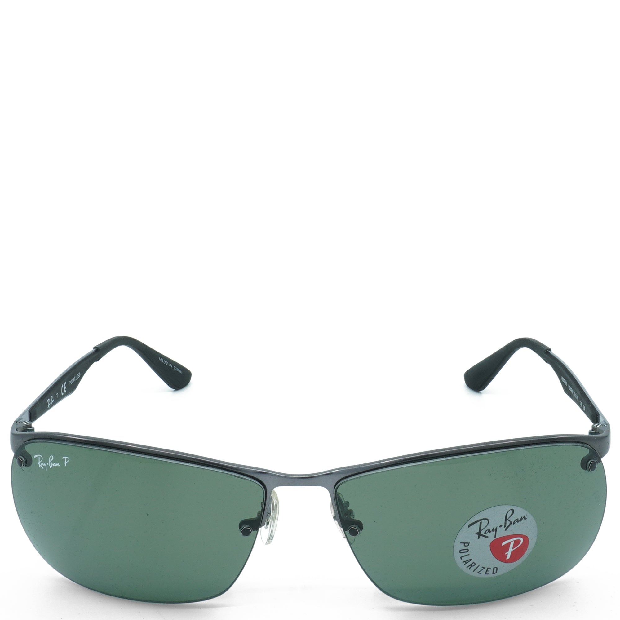 [RB3550-029/9A_64] Mens Ray-Ban Rectangular Polarized Sunglasses