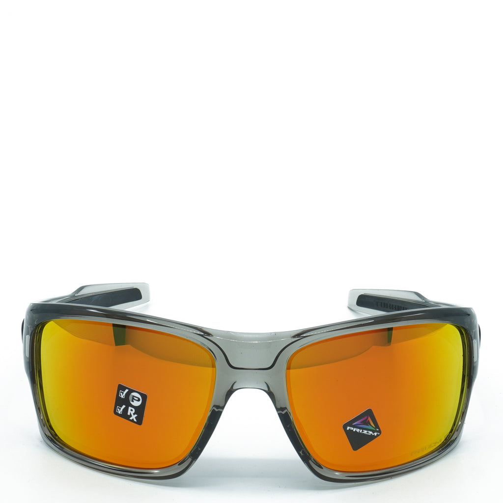 [OO9263-57] Mens Oakley Turbine Polarized Sunglasses - Grey Ink/PRIZM Ruby