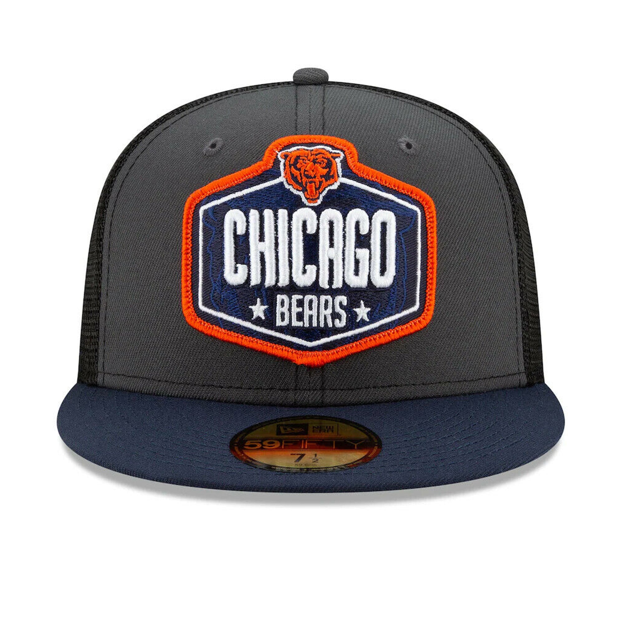 [60139103] Mens New Era NFL Authentic 2021 Draft 59Fifty Fitted - Chicago Bears