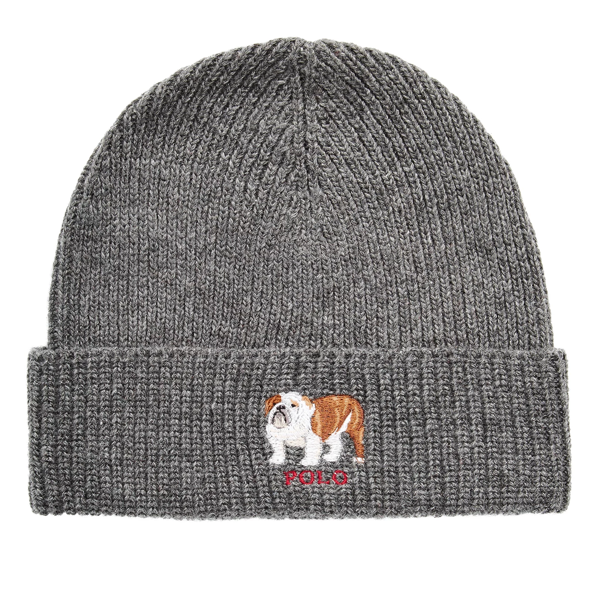 [PC0366-012] Mens Polo Ralph Lauren Bulldog Cuff Hat