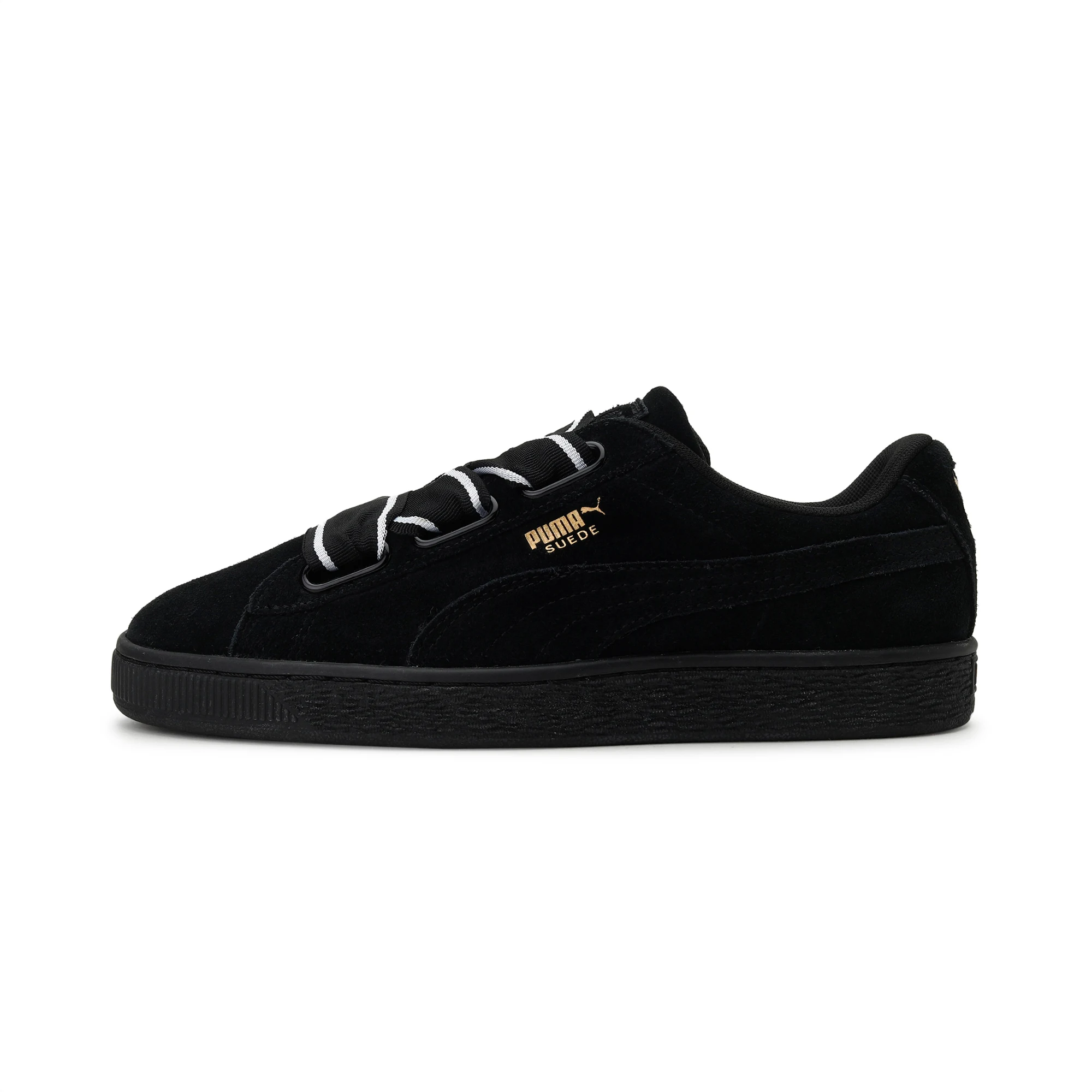 [364084-01] Womens Suede Heart Satin Ii