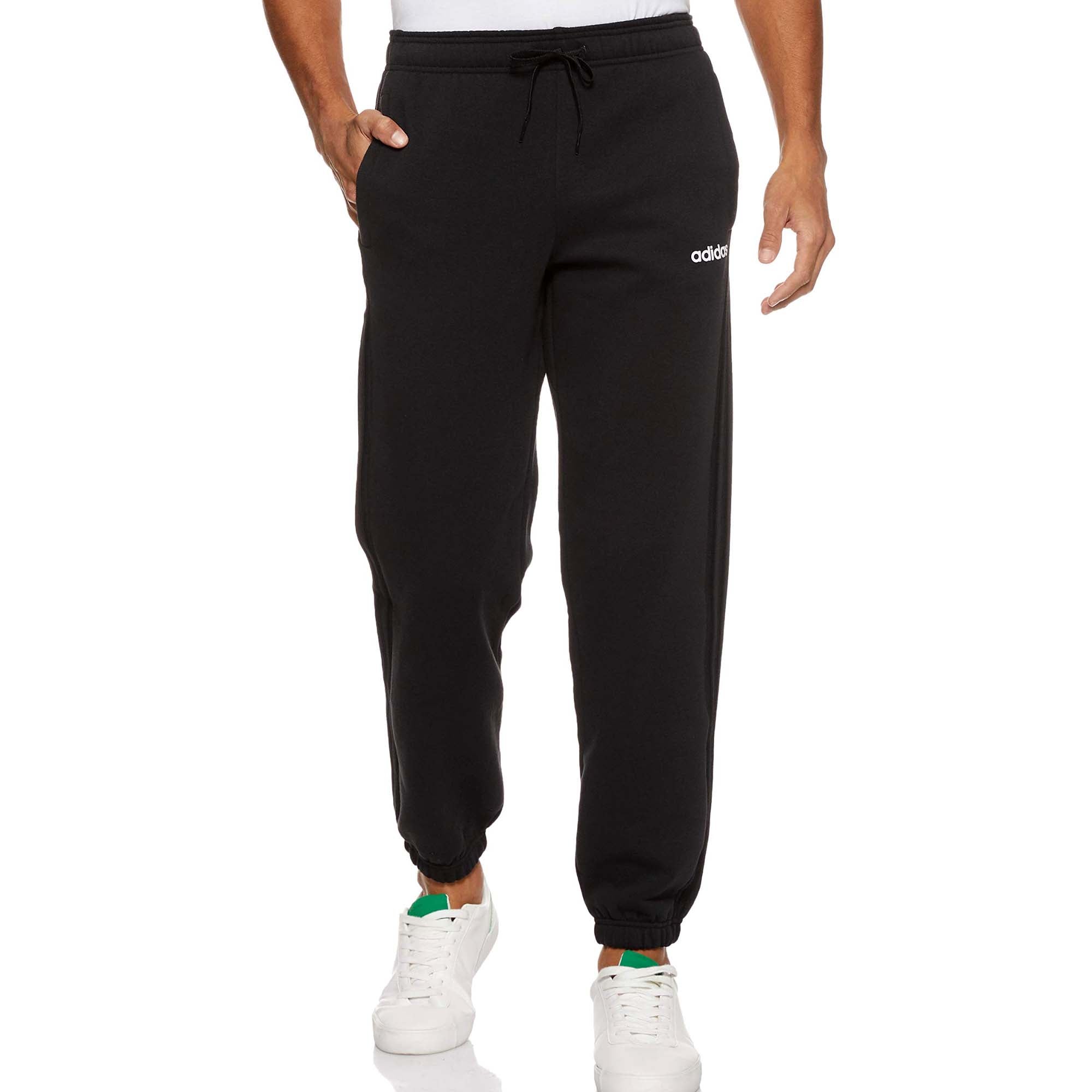 [EI4898] Mens Adidas Essentials 3 Stripes Fleece Pants