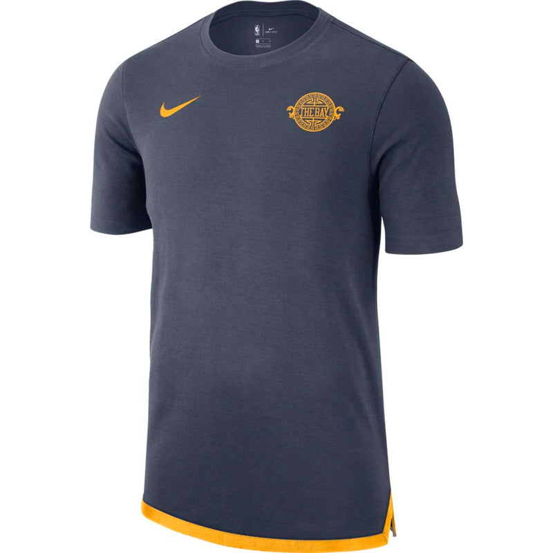 [929217-471] Mens Nike NBA GS Warriors City Edition Heavyweight DNA T-Shirt