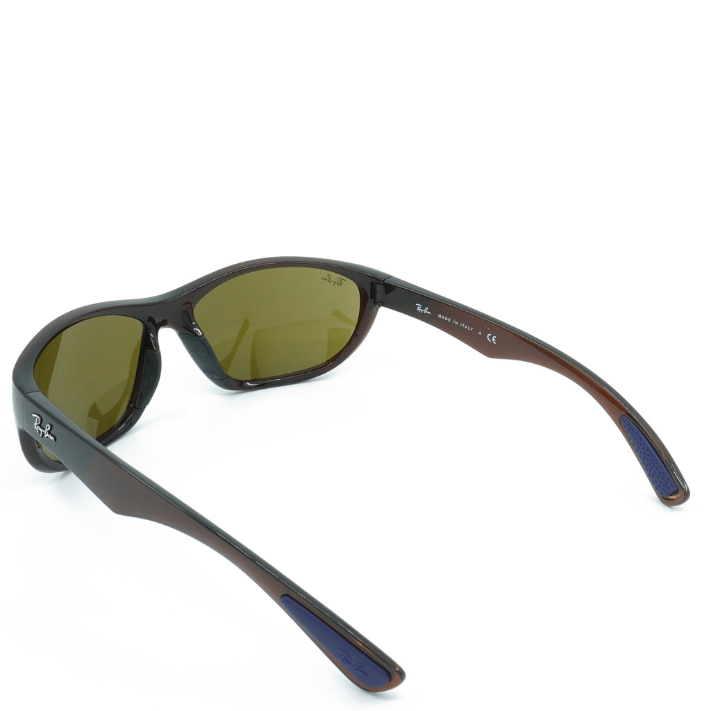 [RB4188-600/773_63] Mens Ray-Ban Wrap Sunglasses
