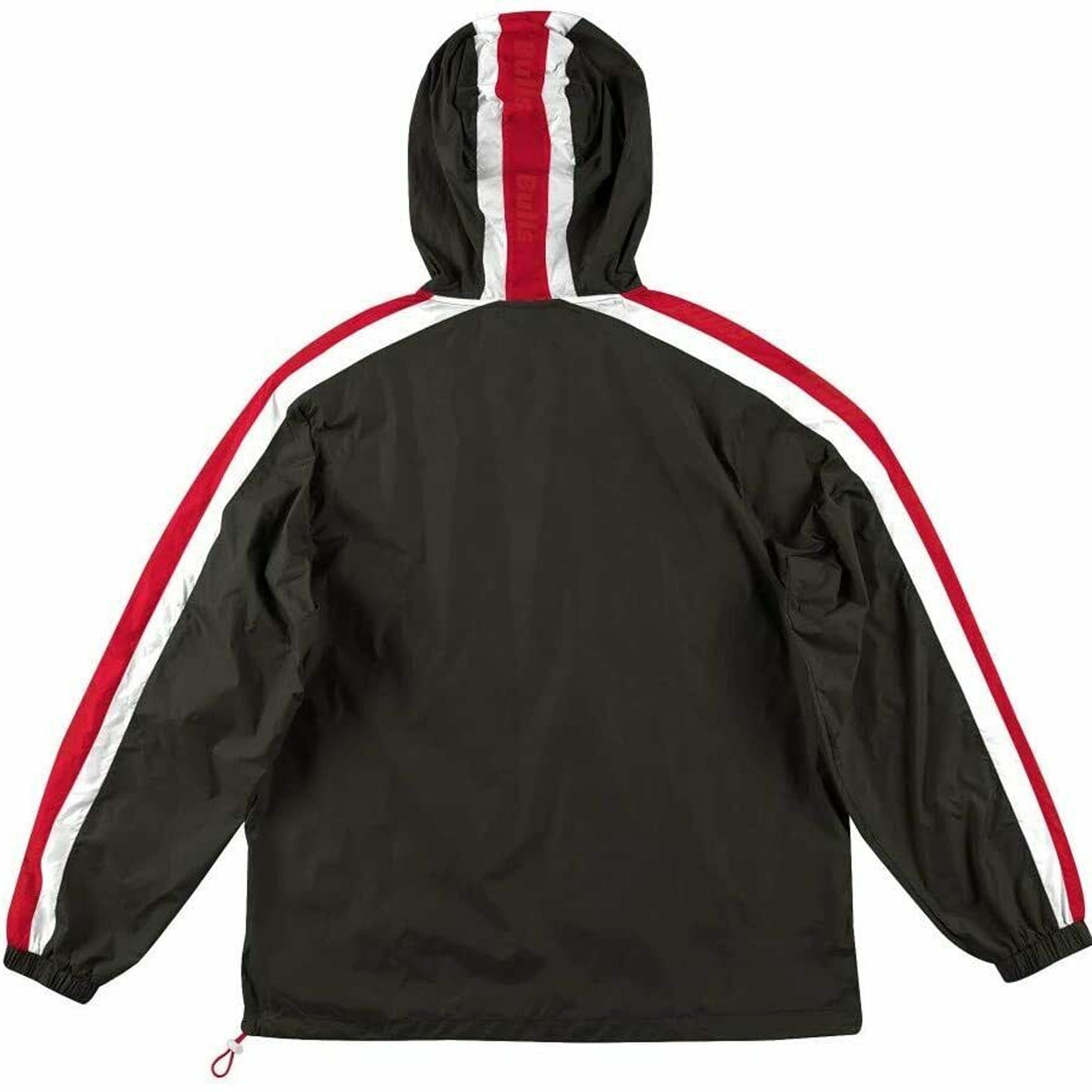 Mens Mitchell & Ness NBA Packable Nylon Anorak Chicago Bulls