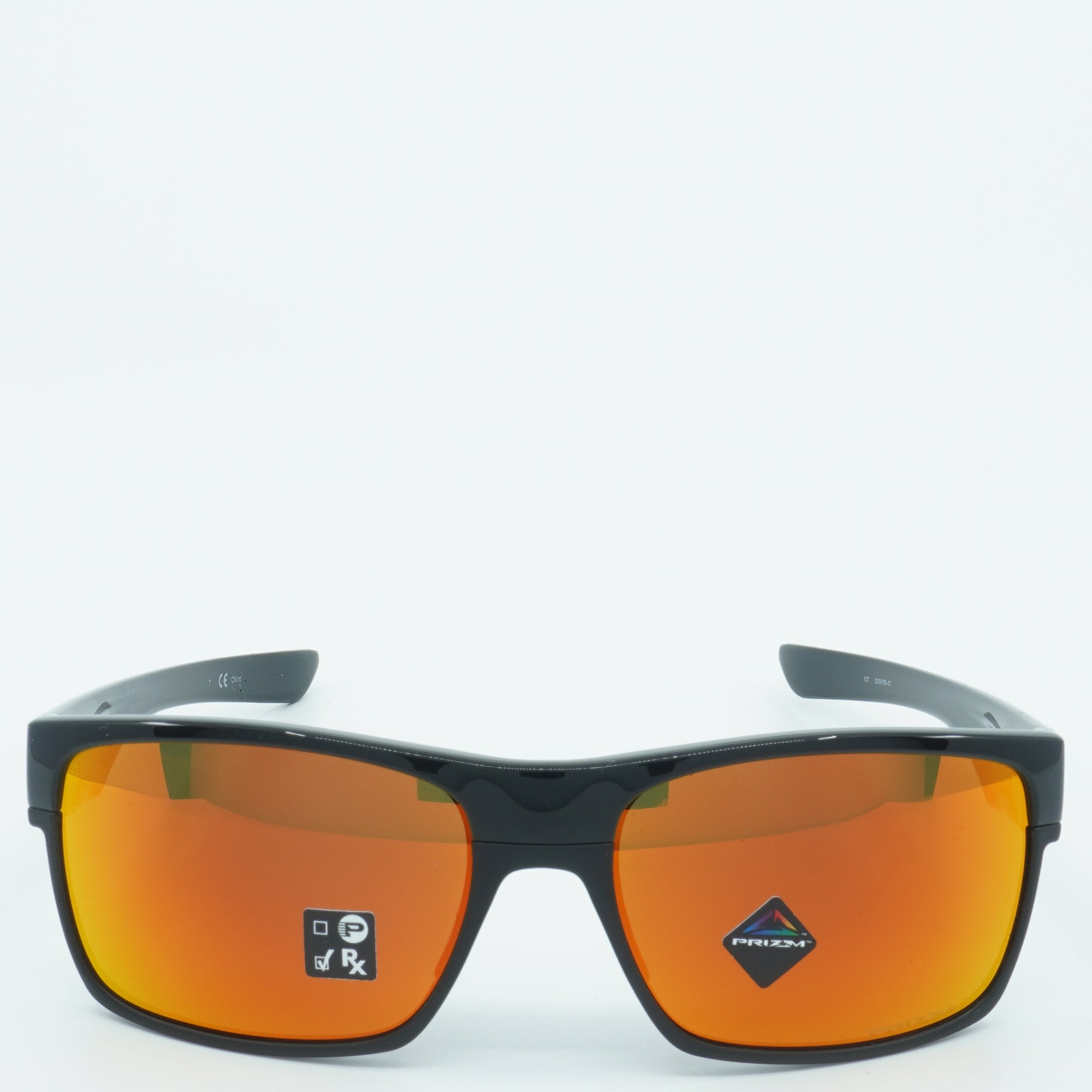[OO9189-47] Mens Oakley Two Face Sunglasses - Polished Black/PRIZM Ruby