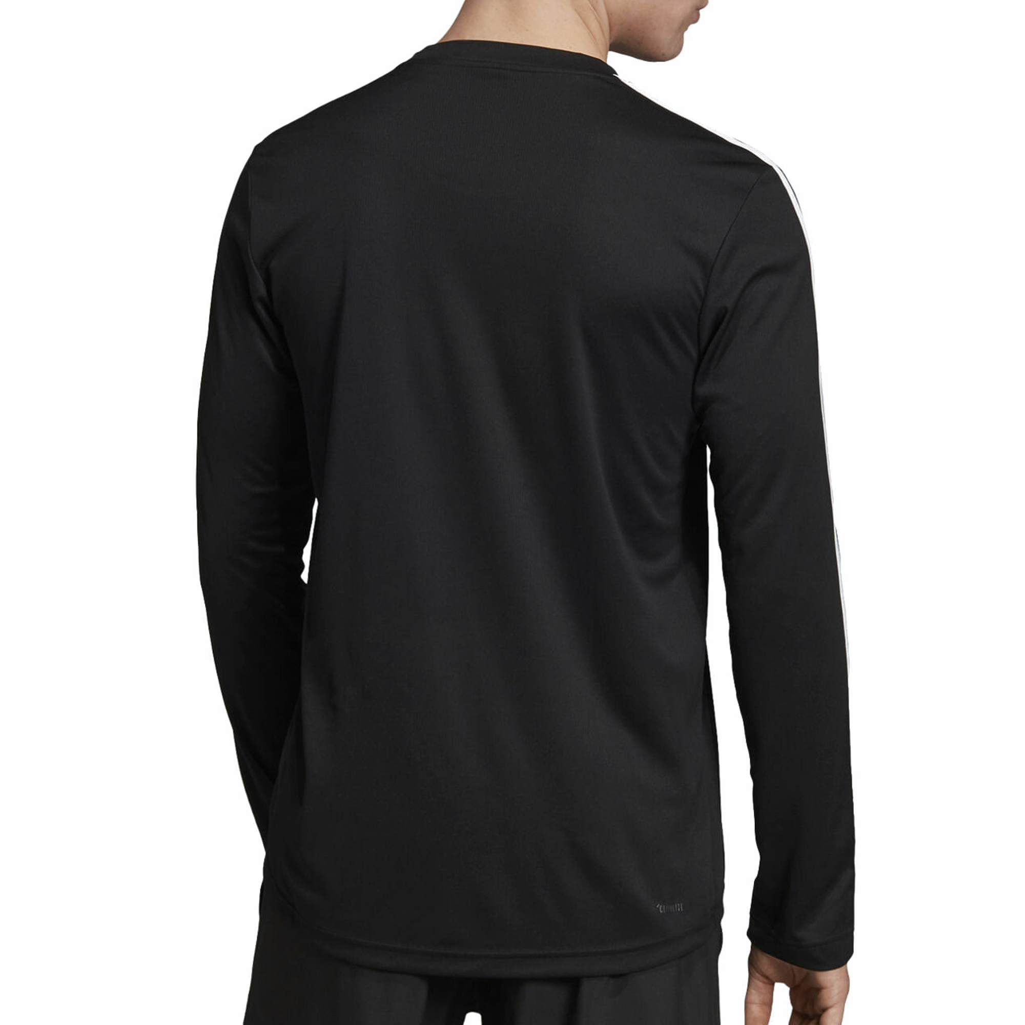 [EI5647] Mens Adidas Designed 2 Move Climalite 3-Stripes Long Sleeve Tee