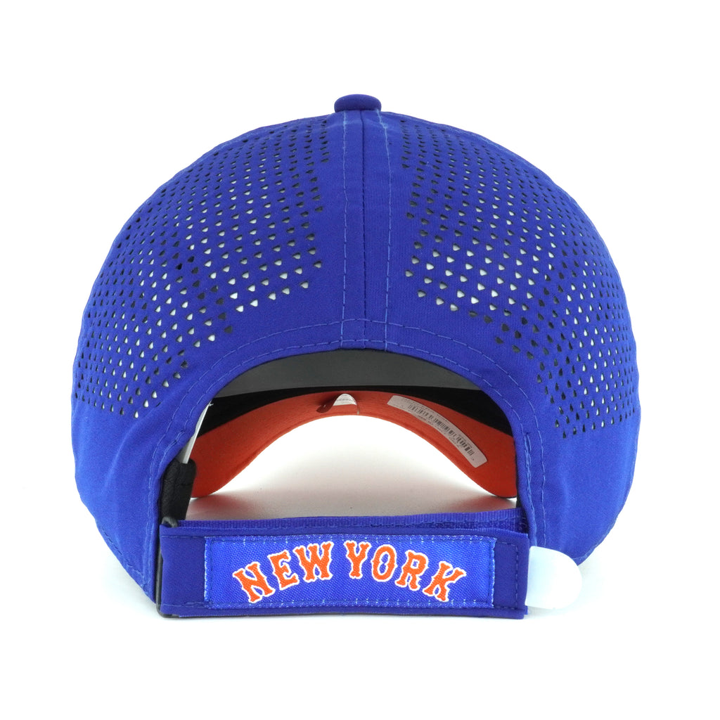 [11591242] Mens New Era MLB Perforated Pivot 9Twenty Adjustable - New York Mets