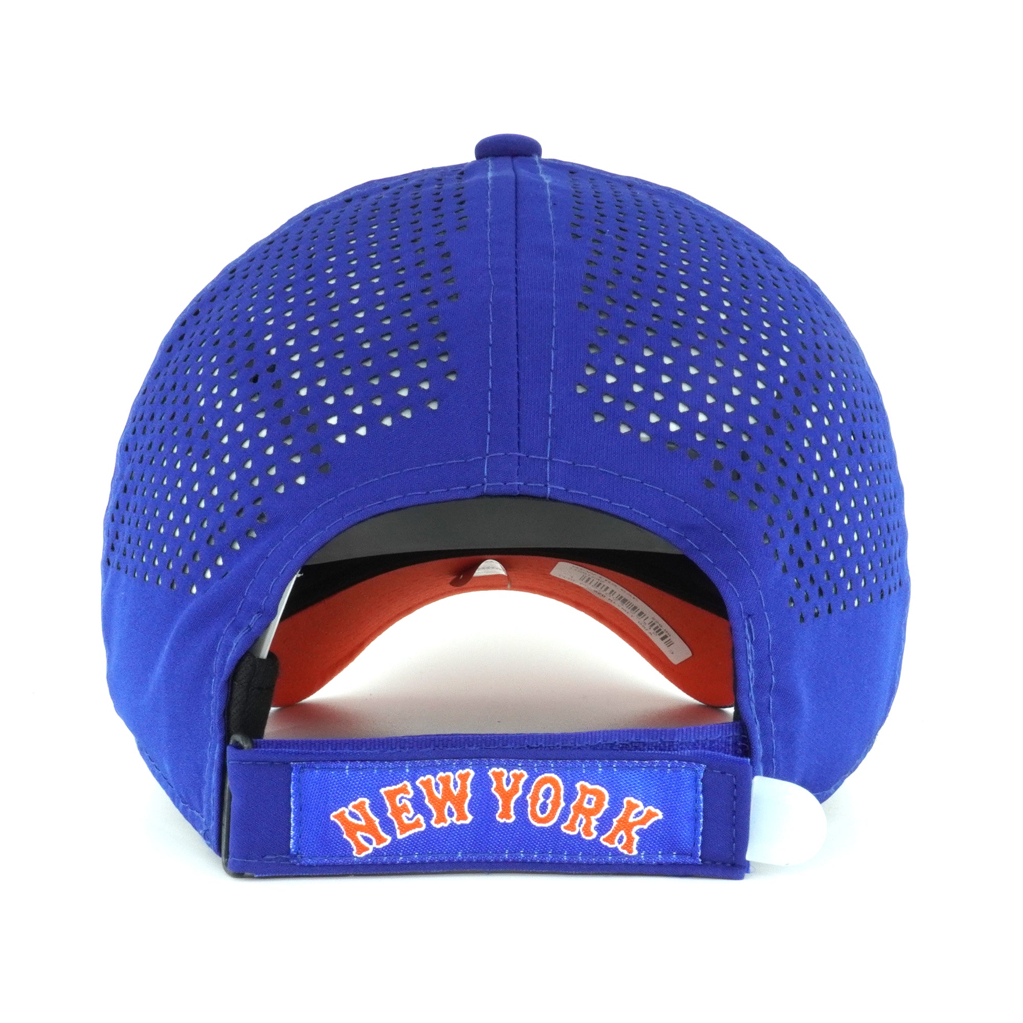 [11591242] Mens New Era MLB Perforated Pivot 9Twenty Adjustable - New York Mets