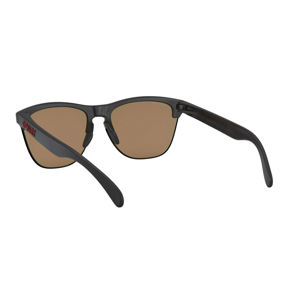 [OO9374-04] Mens Oakley Frogskins Lite Sunglasses - Matte Black/Prizm Ruby
