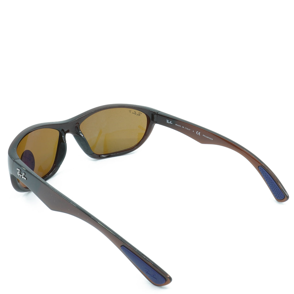[RB4188-600/783_63] Mens Ray-Ban Rectangle Polarized Sunglasses