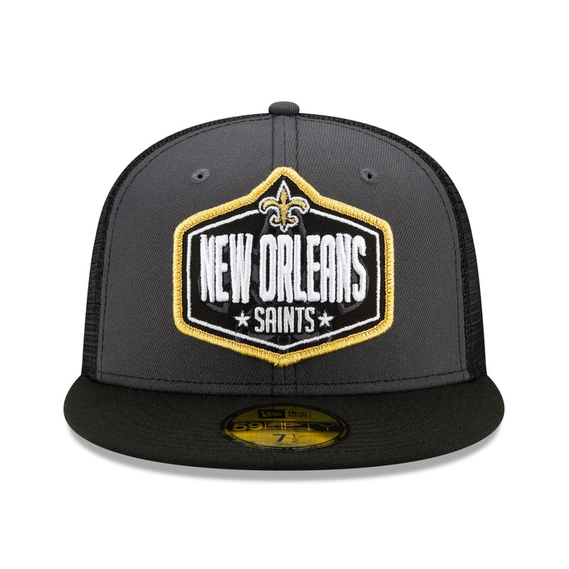 [60139130] Mens New Era NFL 2021 Draft 59Fifty Fitted - New Orleans Saints