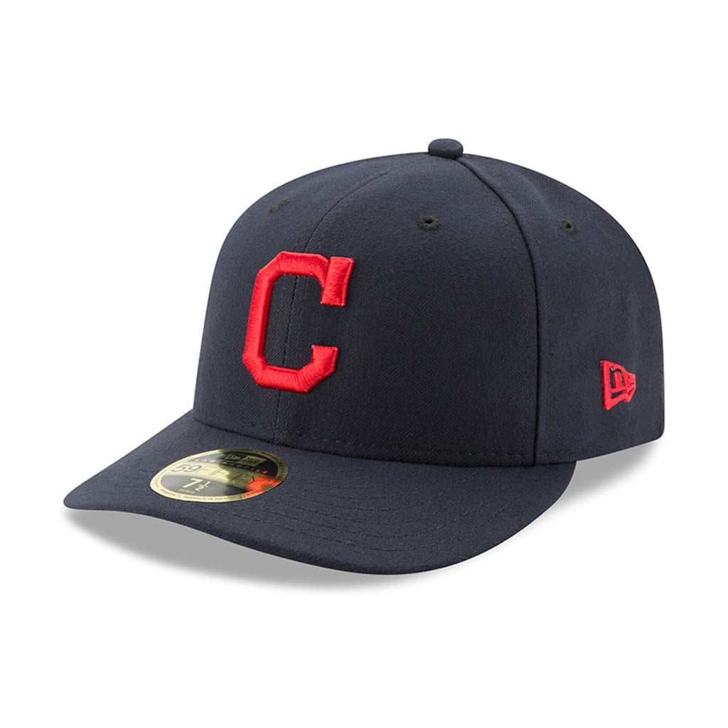[70367450] Mens New Era MLB Low Profile Authentic 5950 - Cleveland Indians