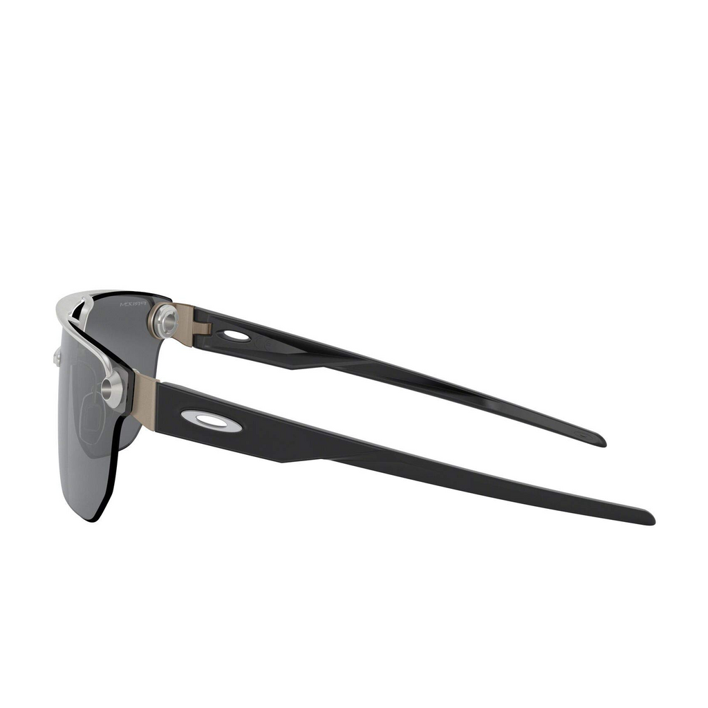 [OO4136-05] Mens Oakley Chrystl Sunglasses - Satin Chrome/Prizm Black