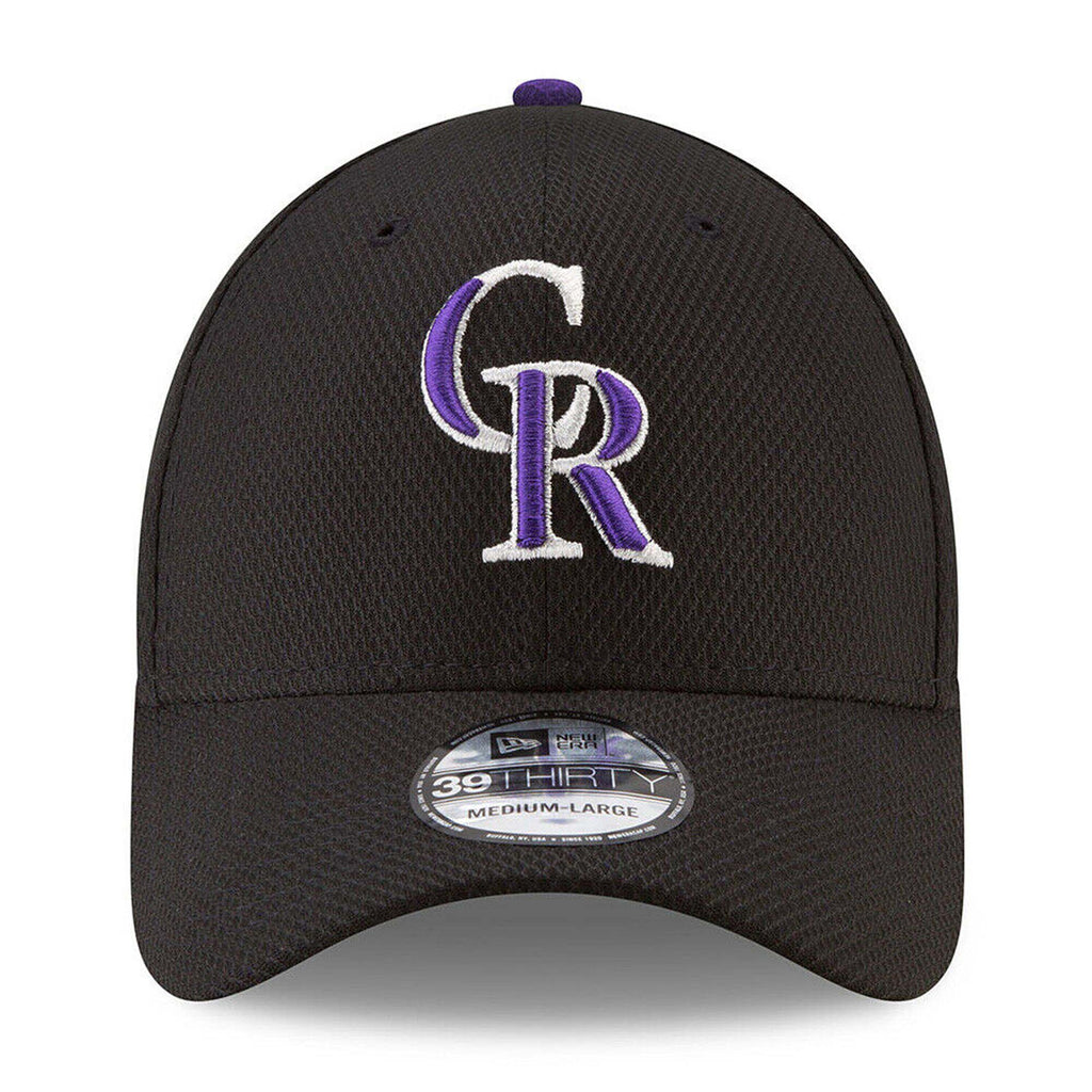 [11403325] Mens New Era MLB Diamond Era Classic 39Thirty Stretch Cap Colorado Rockies