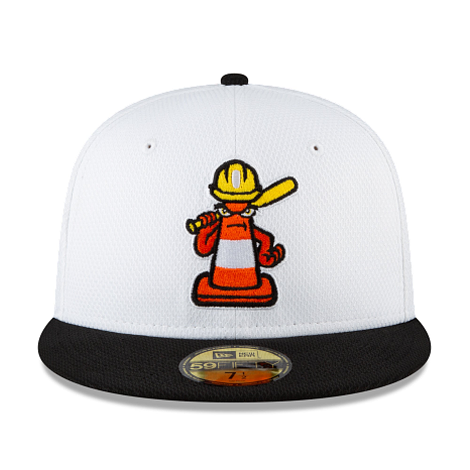 [60071481] Mens New Era MILB Theme 59Fifty - Charlotte Knights Traffic Cones'