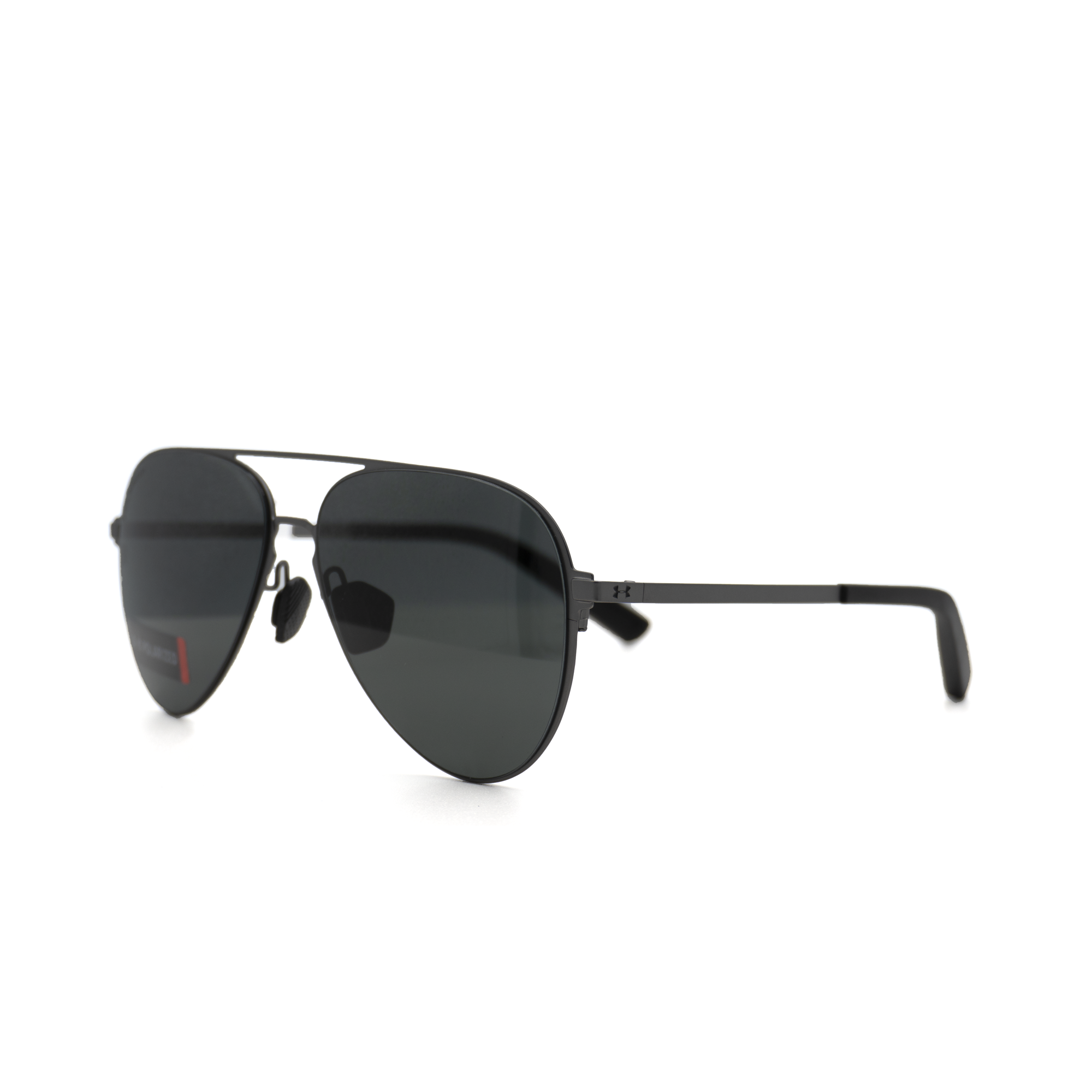 [8640136-310108] Under Armour Litewire Aviator Polarized Sunglasses