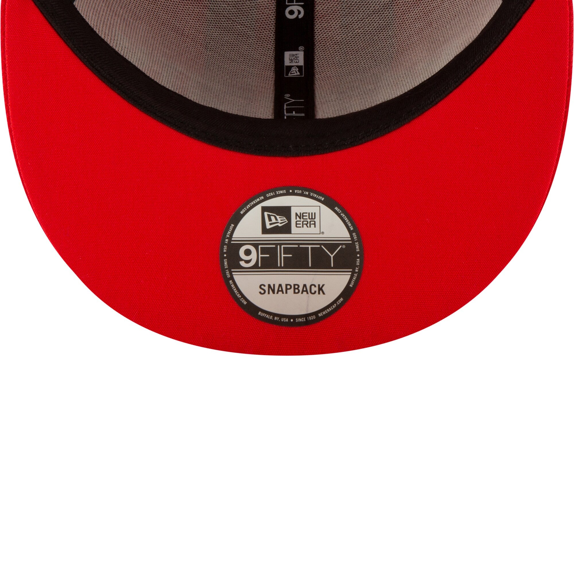[12286149] Mens New Era Detroit Pistons - Red City Series 950 Snapback