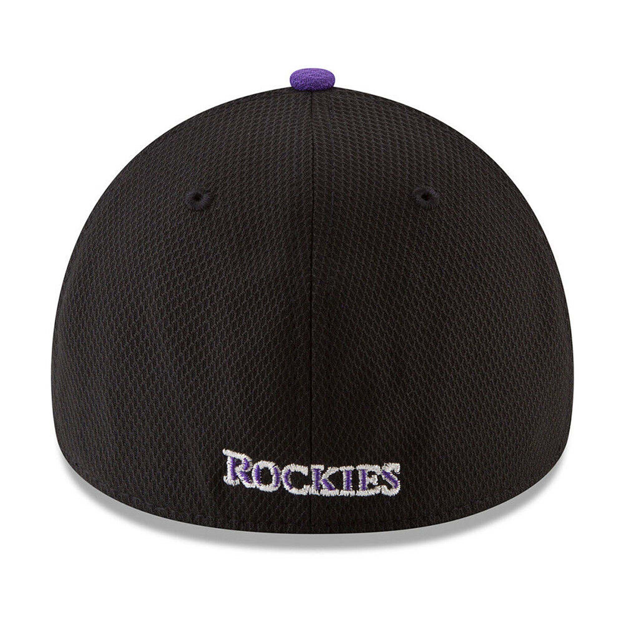 [11403325] Mens New Era MLB Diamond Era Classic 39Thirty Stretch Cap Colorado Rockies