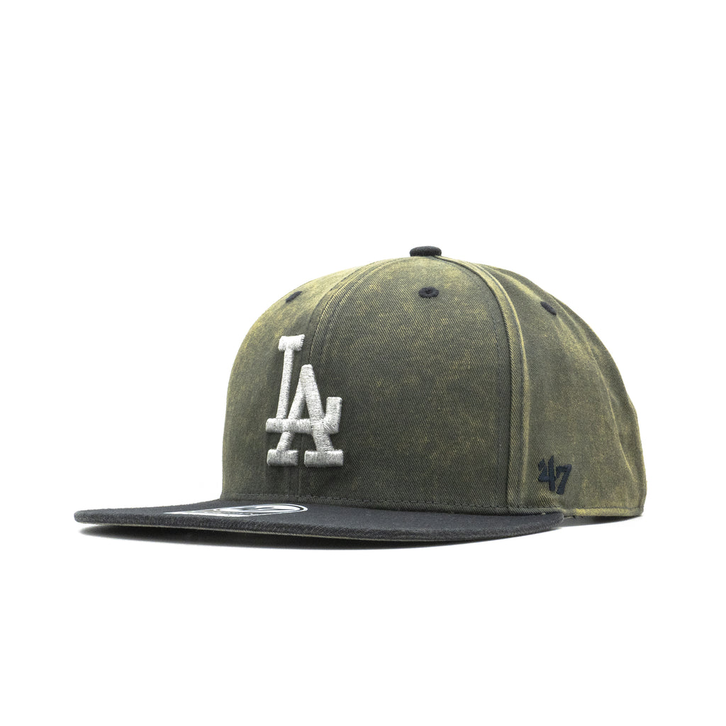 Mens 47 Brand LA Dodgers Cement Captain Snapback - Vintage Navy