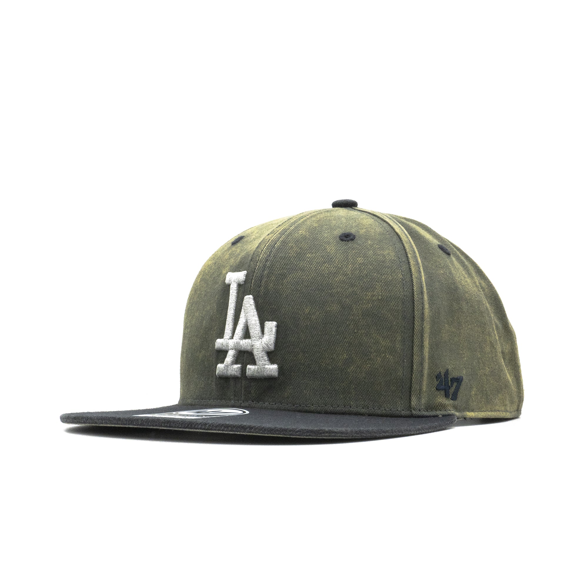 Mens 47 Brand LA Dodgers Cement Captain Snapback - Vintage Navy
