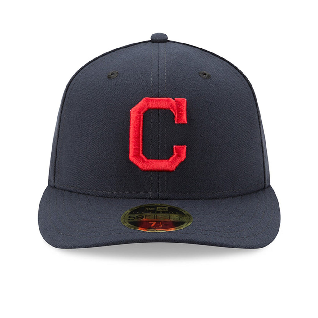 [70367450] Mens New Era MLB Low Profile Authentic 5950 - Cleveland Indians