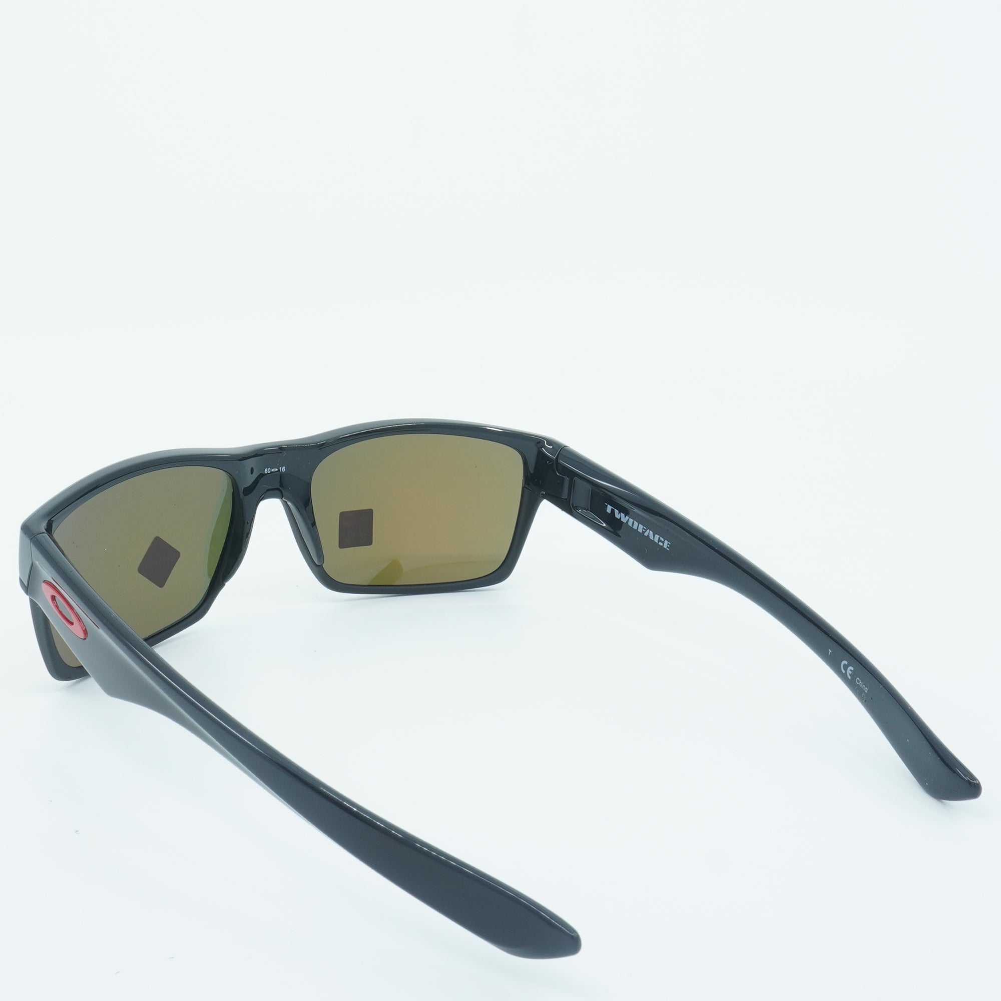 [OO9189-47] Mens Oakley Two Face Sunglasses - Polished Black/PRIZM Ruby