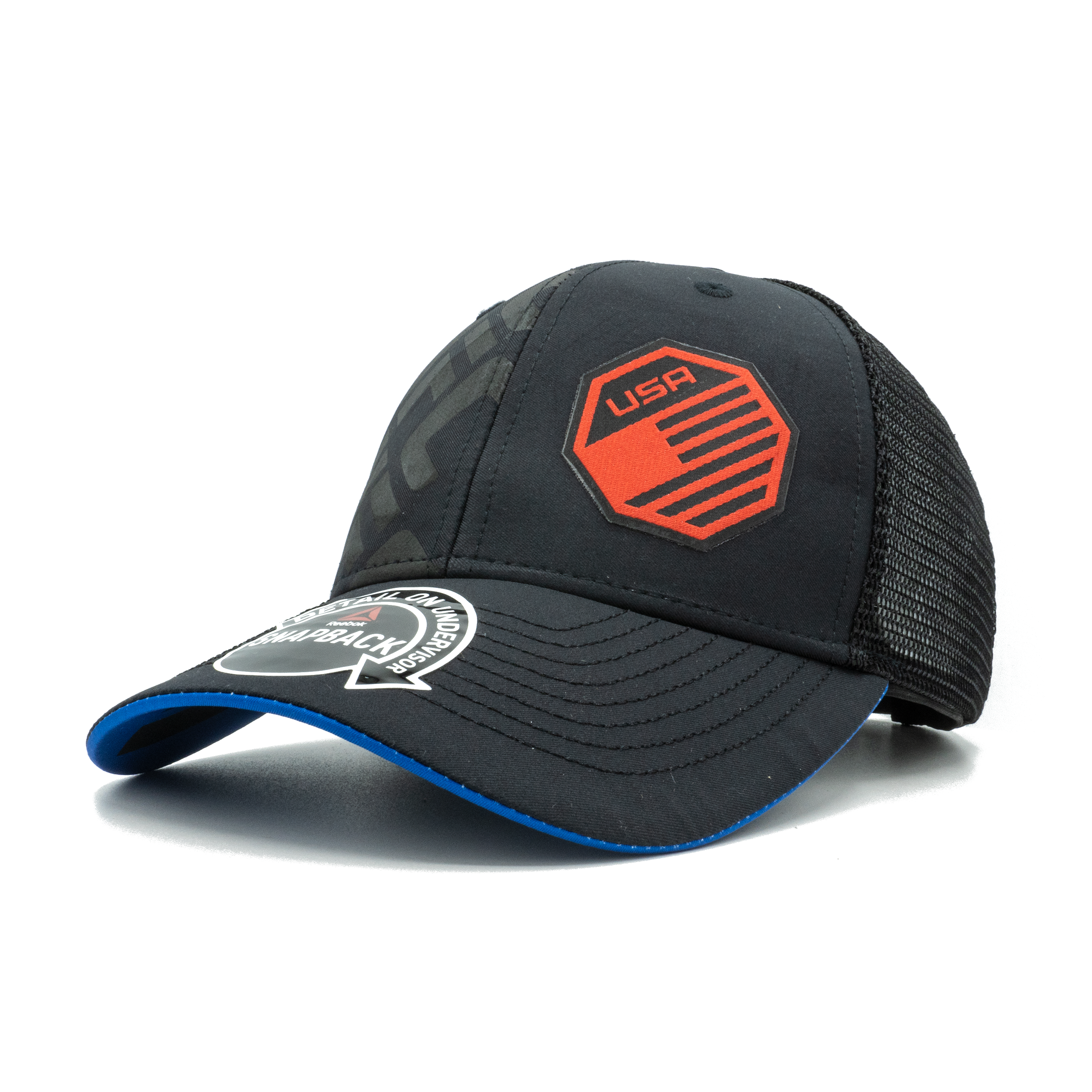 [AX0015] Mens Reebok UFC USA Mesh Trucker Snapback Hat