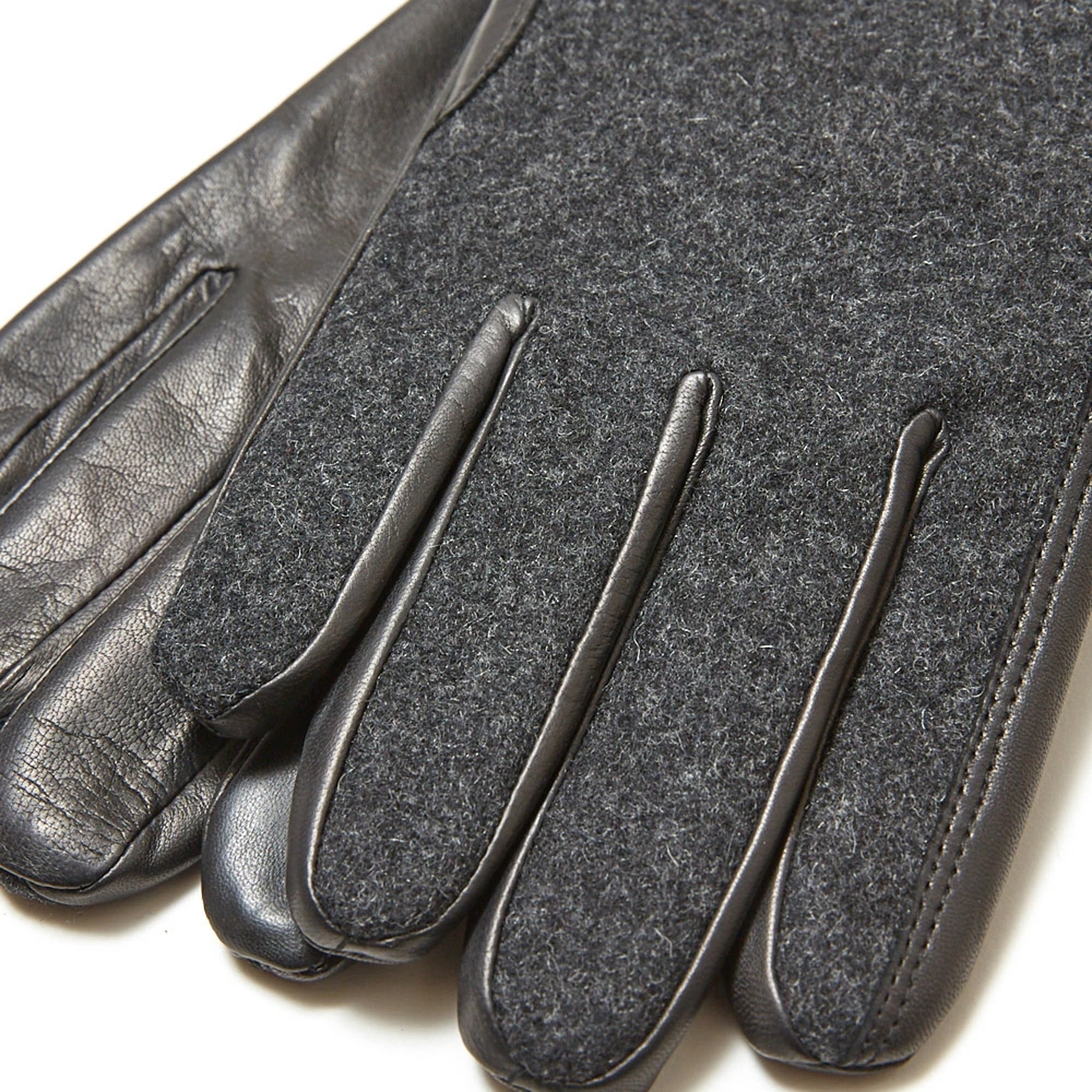 [PG0119-001] Mens Polo Ralph Lauren WOOL AND LEATHER HYBRID GLOVES
