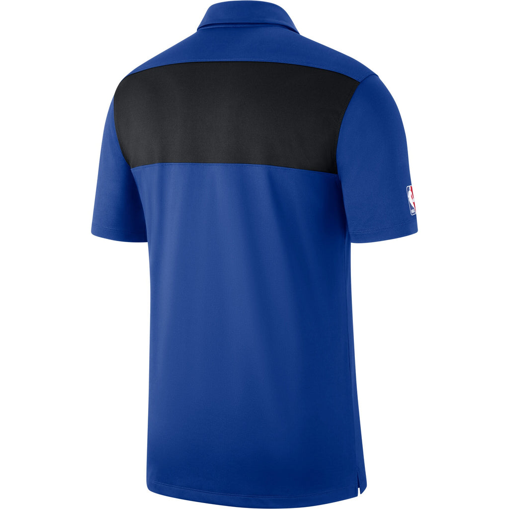 [941672-495] Mens Nike NBA Golden State Warriors Statement Coaches Polo