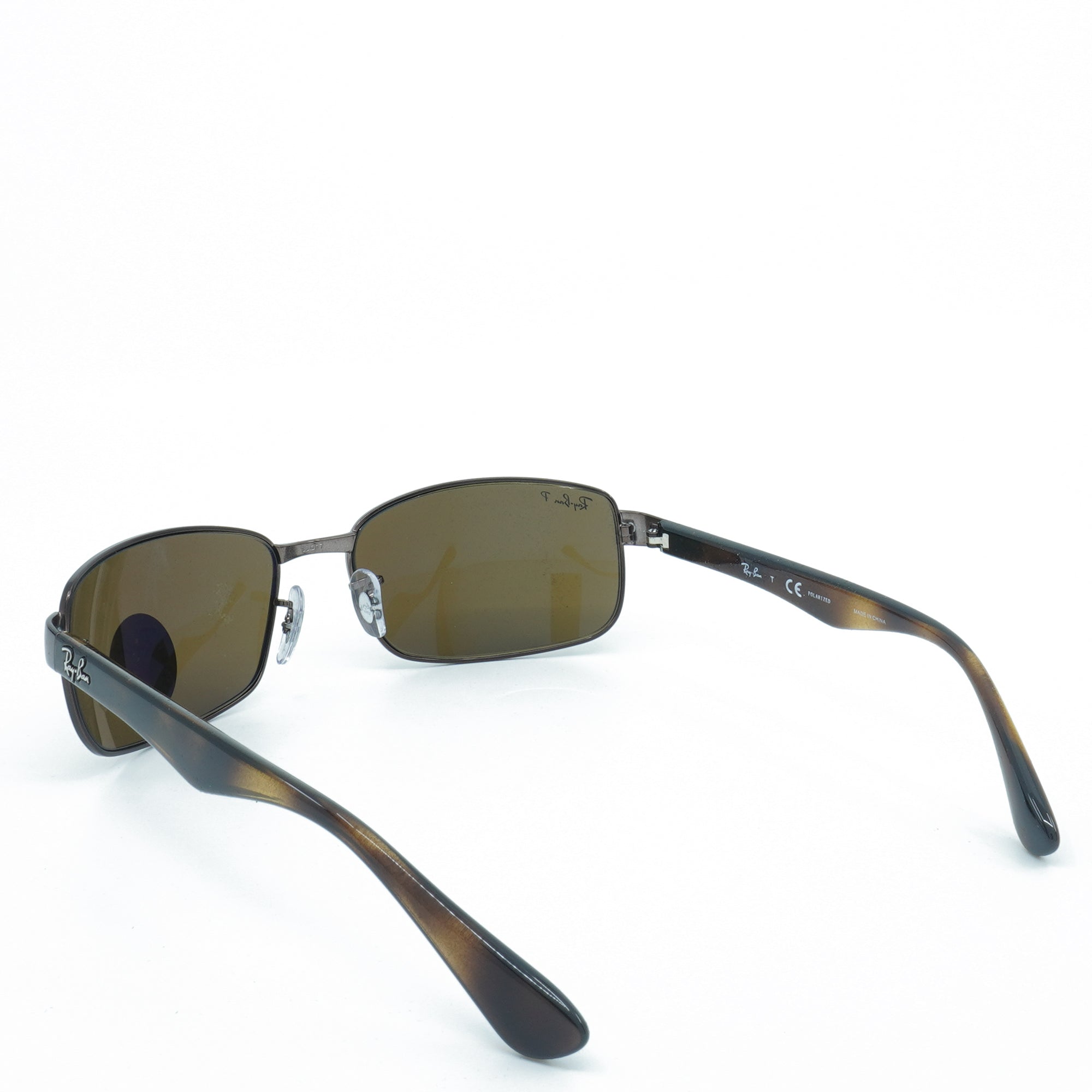 [RB3478-014/57_60] Mens Ray-Ban Rectangular Polarized Sunglasses