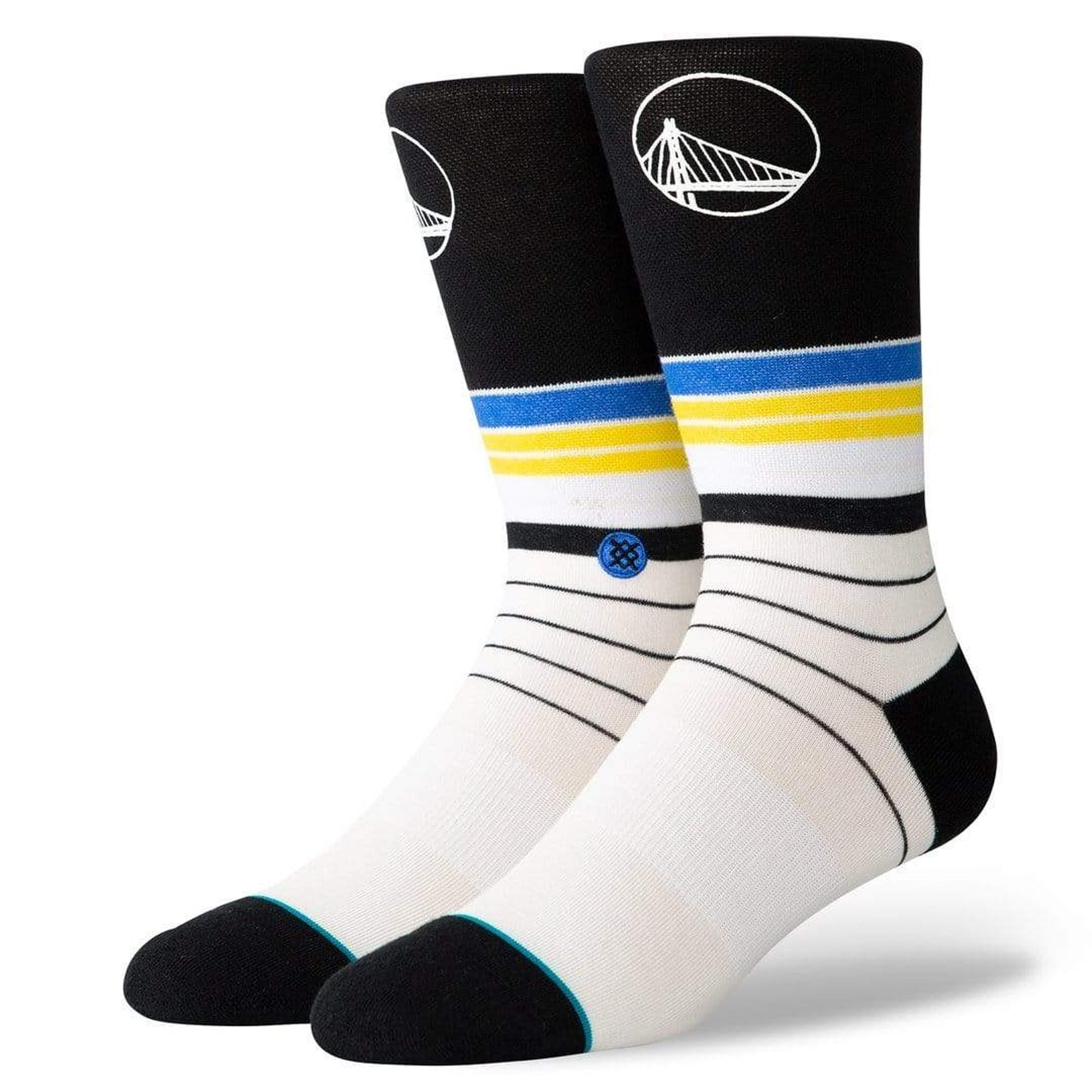 [M548C19BWA-MUL] Mens Stance NBA Golden State Warriors Baseline Socks