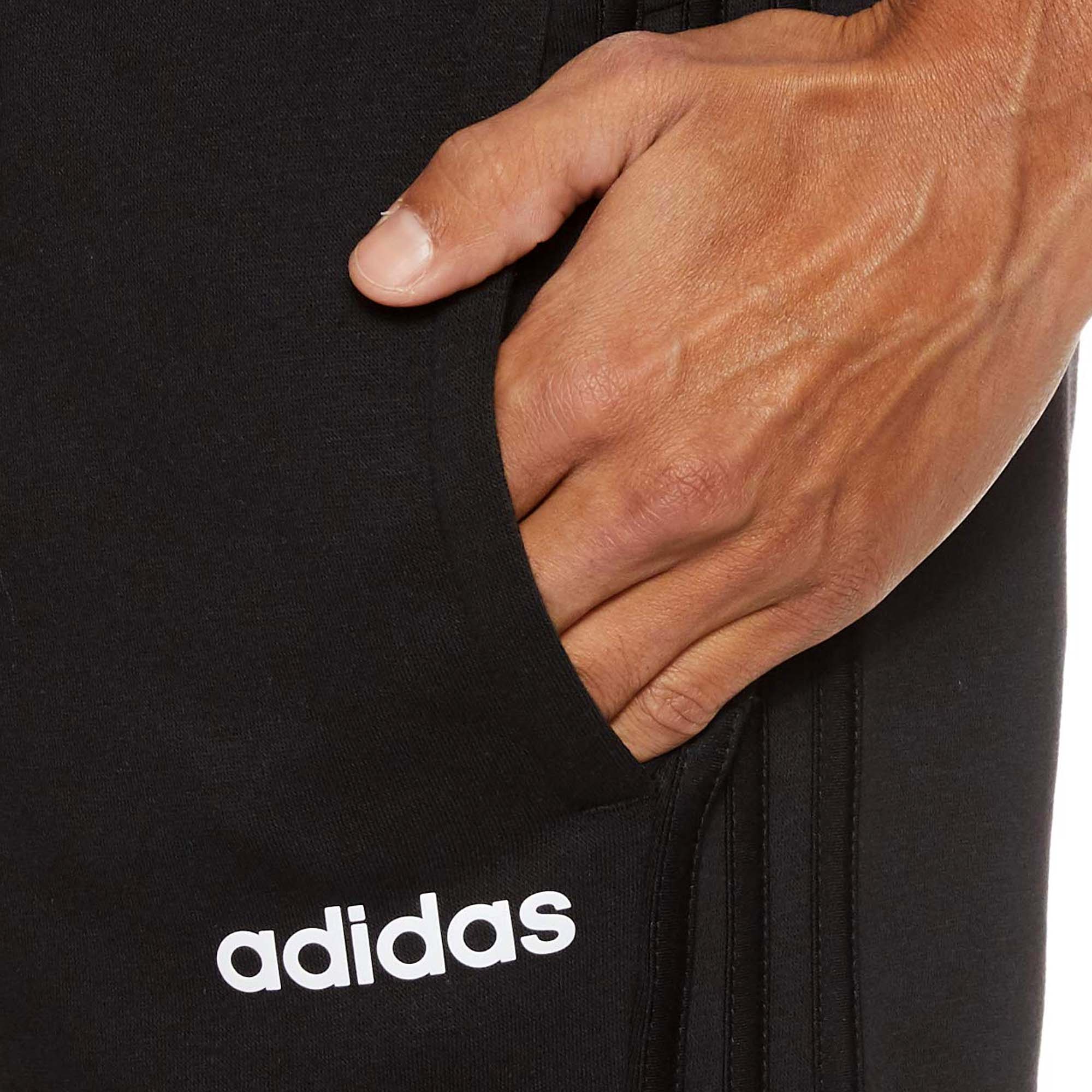 [EI4898] Mens Adidas Essentials 3 Stripes Fleece Pants