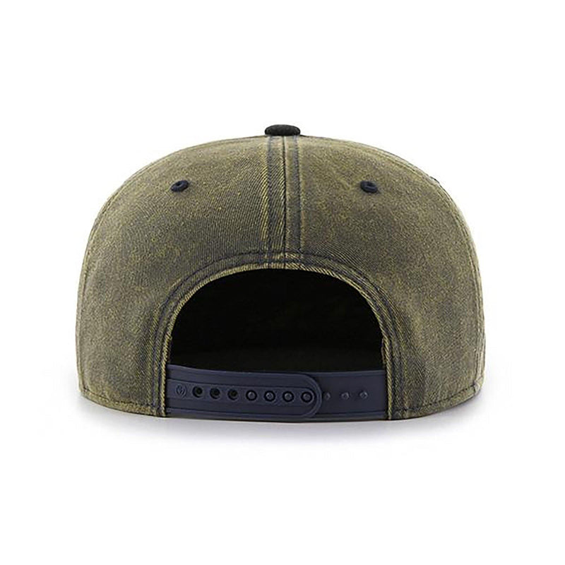 Mens 47 Brand Boston Red Sox Captain Snapback - Cement/Vintage Navy - sneakAR